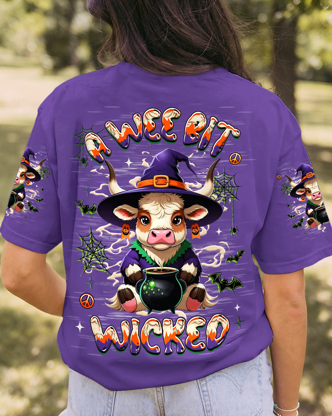 A WEE BIT WICKED HALLOWEEN ALL OVER PRINT - YHHG1808251