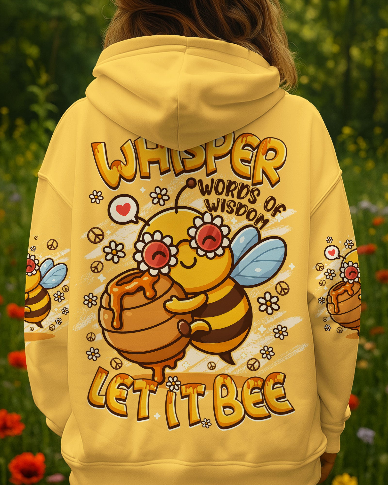 WHISPER WORDS OF WISDOM LET IT BEE ALL OVER PRINT -TYQY1808254
