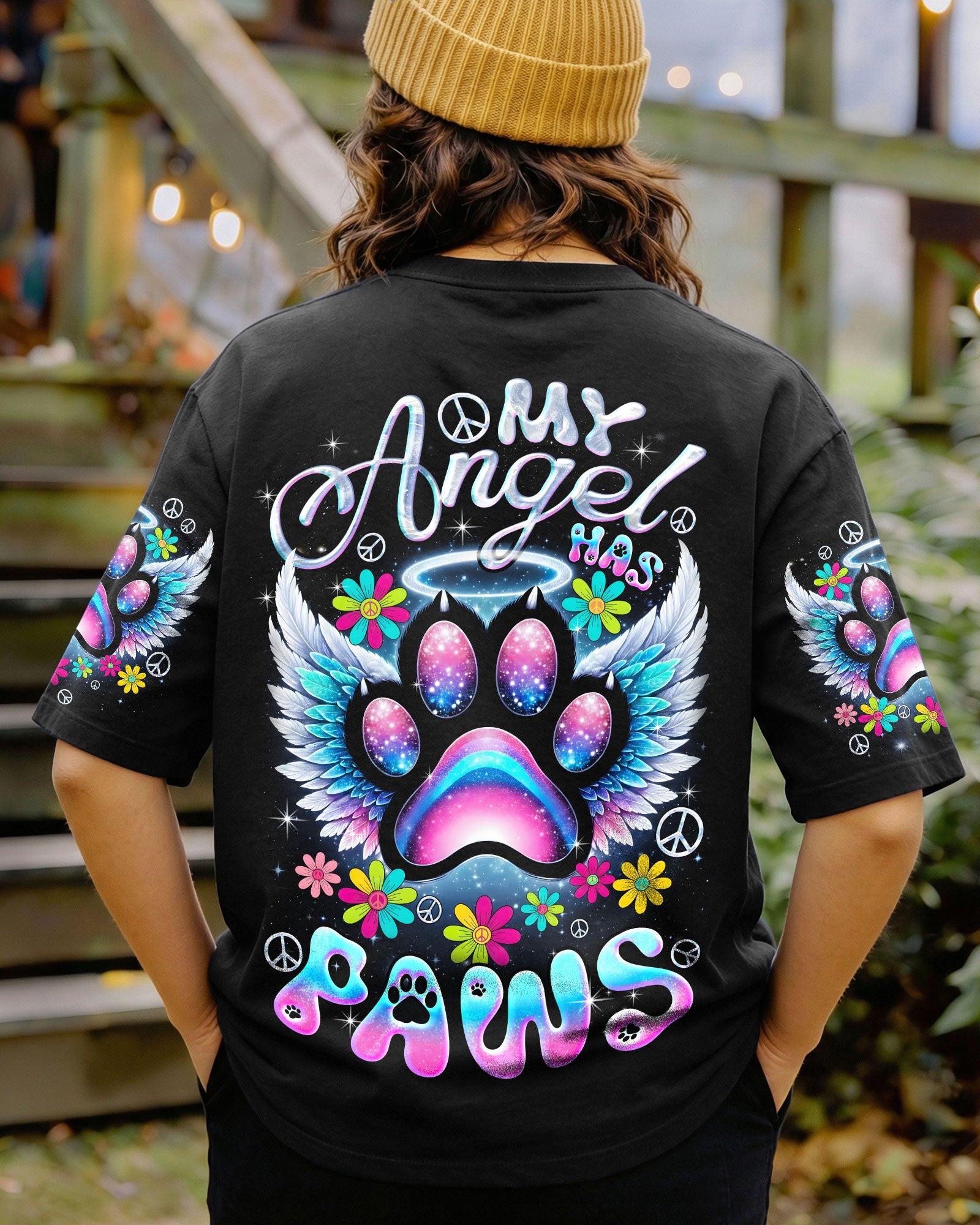 MY ANGEL HAS PAWS ALL OVER PRINT - TYQY1701261