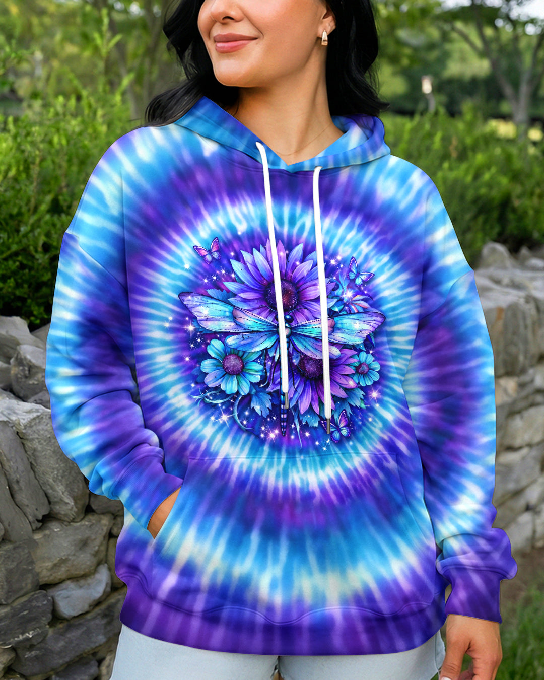 JUST BREATHE DRAGONFLY ALL OVER PRINT - TLHG1603263