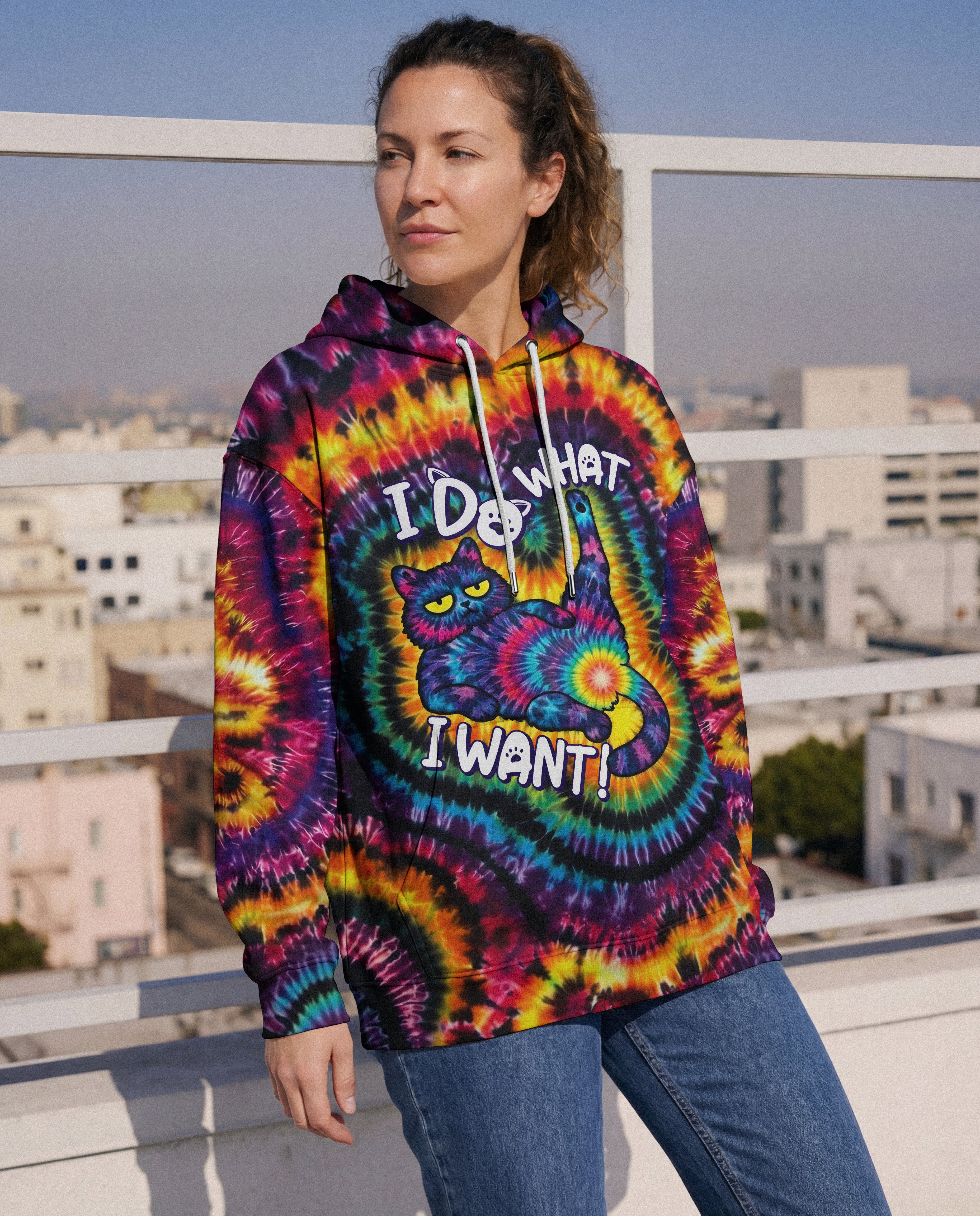I DO WHAT I WANT CAT ALL OVER PRINT - KMTM1601261