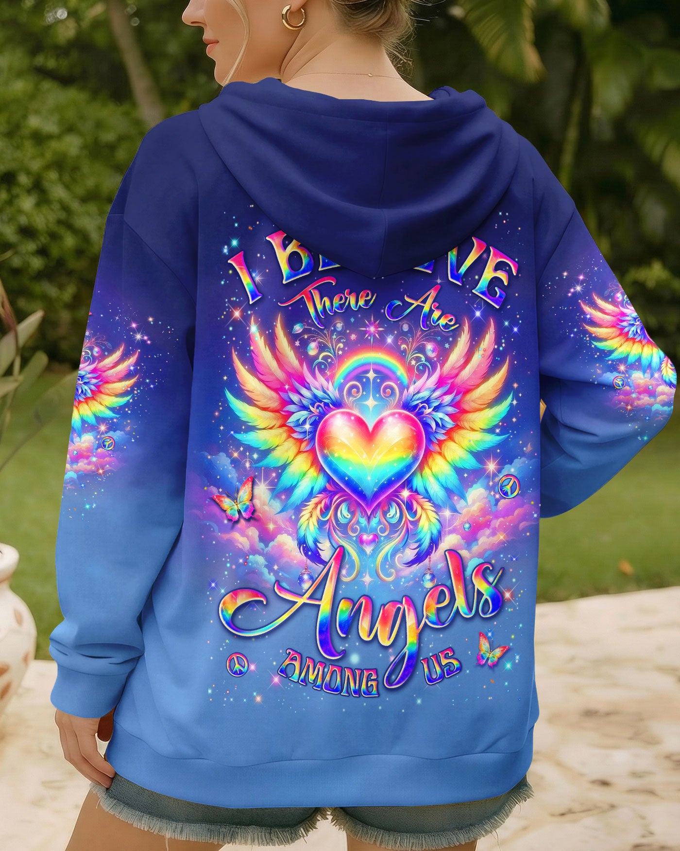 I BELIEVE THERE ARE ANGELS AMONG US ALL OVER PRINT - TYLN0503262