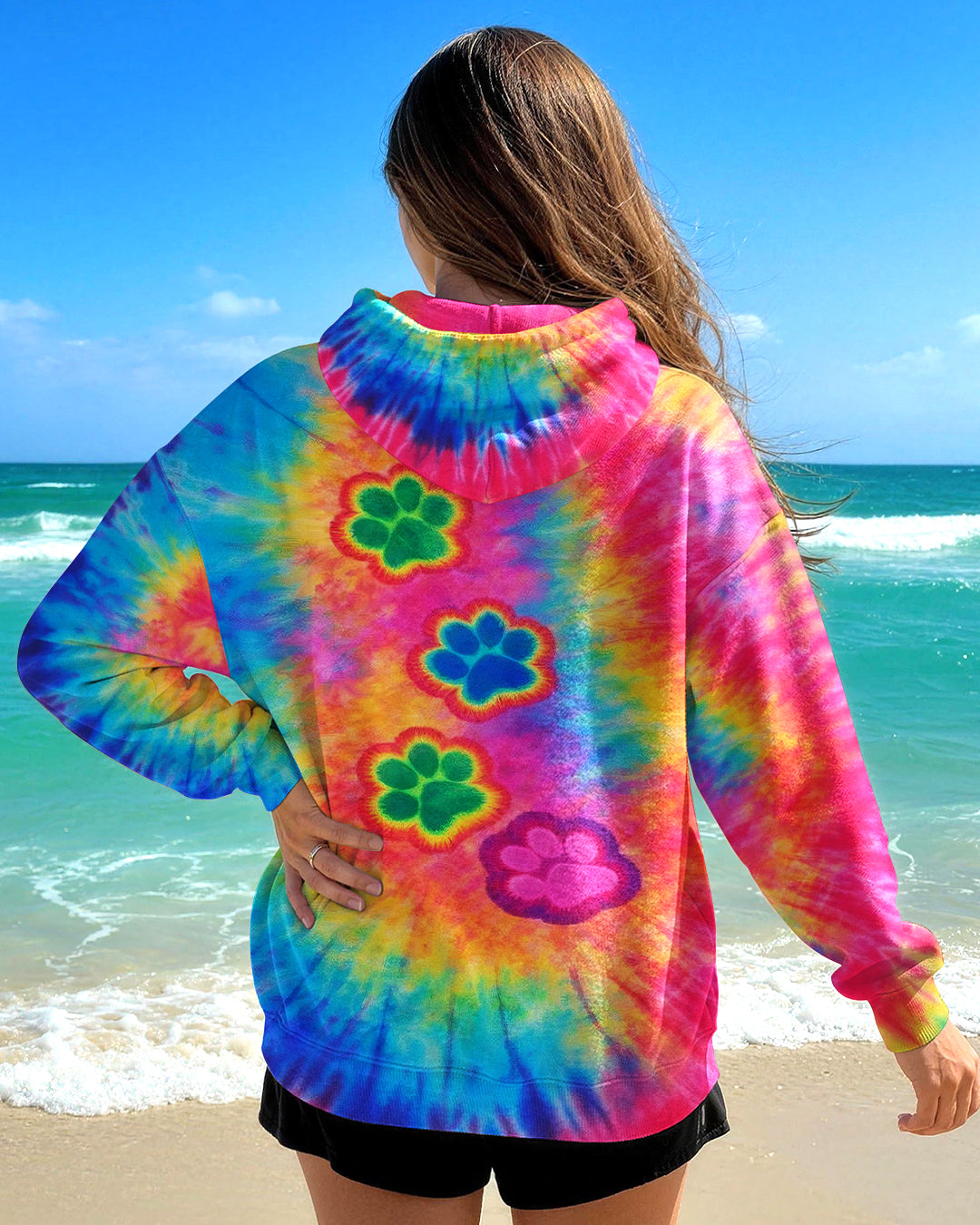 PAW PRINT  TRAIL SWIRL ALL OVER PRINT - TLHG1103262