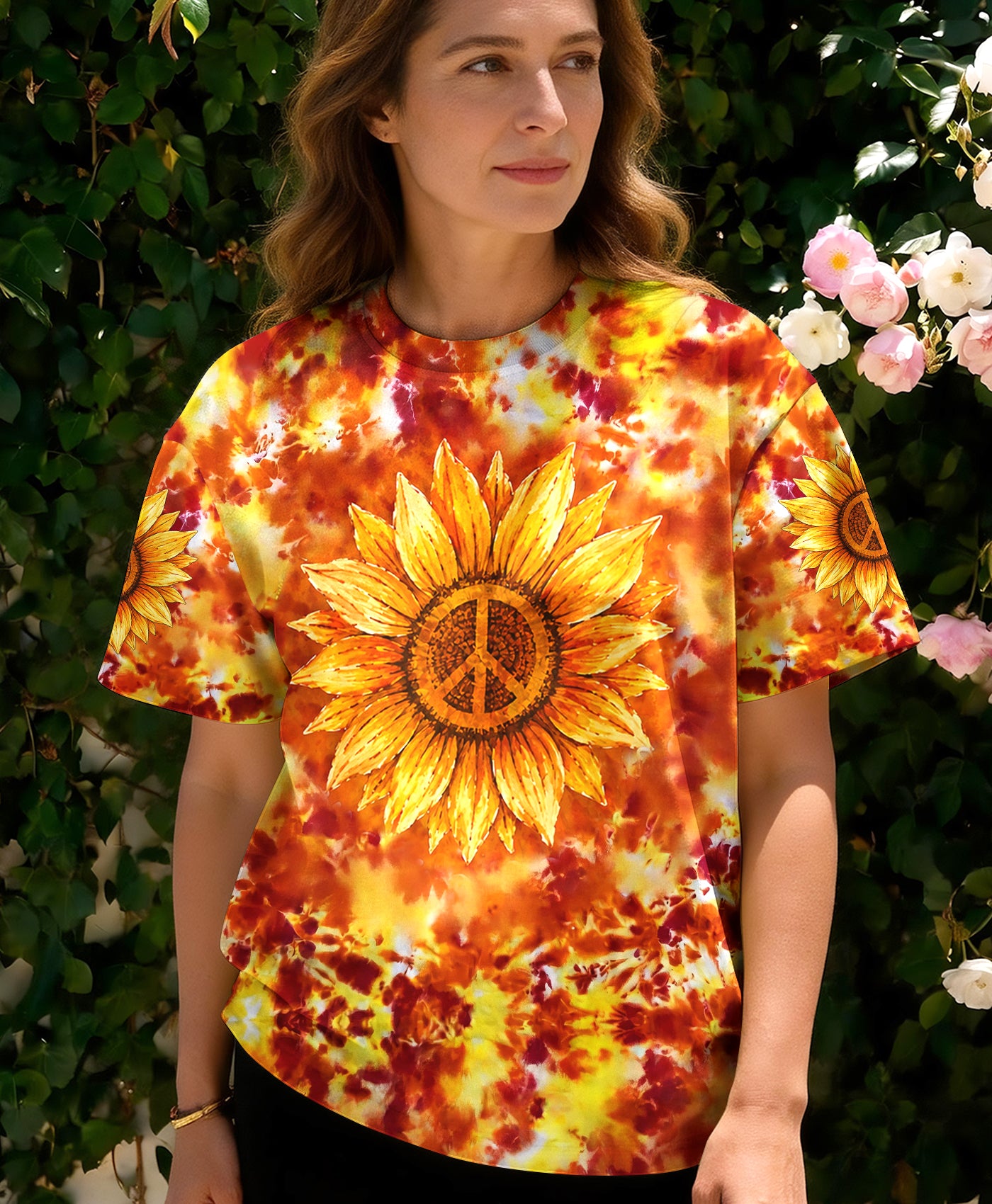 EVERY LITTLE THING SUNFLOWER  BURST ALL OVER PRINT - TLHG1007264