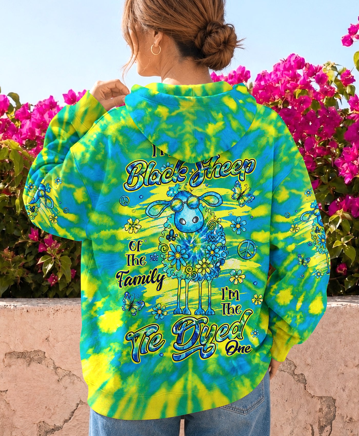 I'M NOT THE BLACK SHEEP TIE DYE ALL OVER PRINT - TLHG1007261