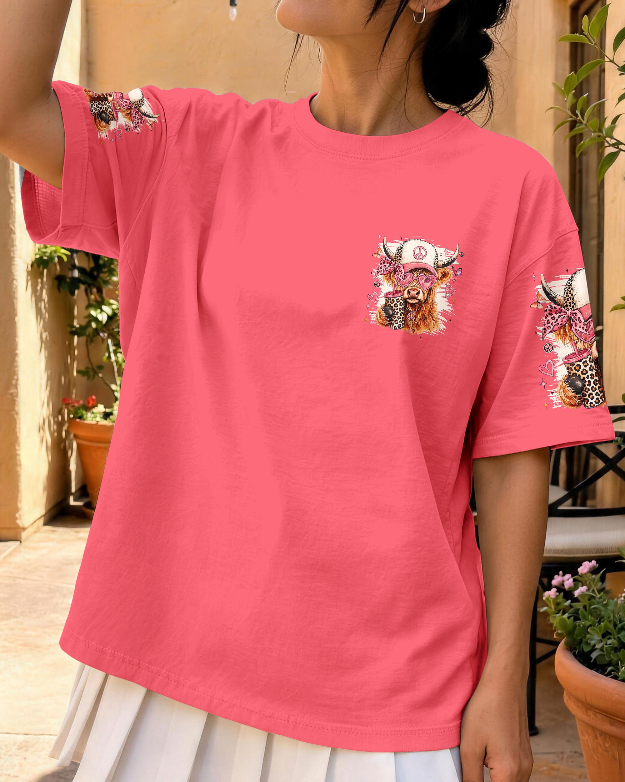 SUCK IT UP BUTTERCUP HIGHLAND COW ALL OVER PRINT - TYLN0608261