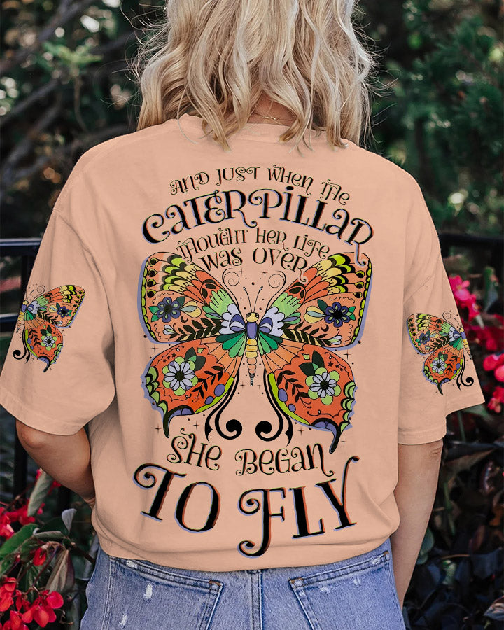 SHE BEGAN TO FLY BUTTERFLY ALL OVER PRINT - TLNZ2606231