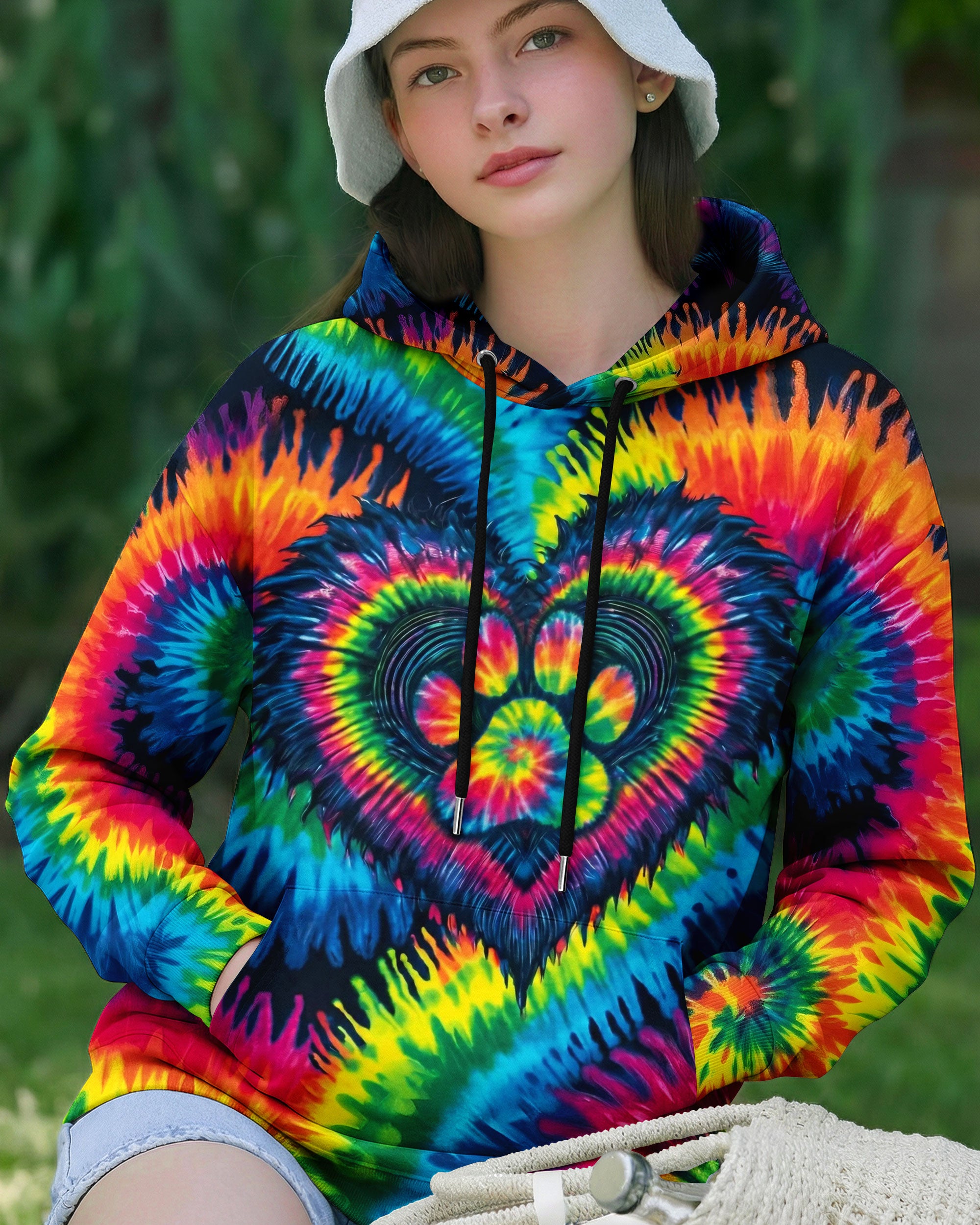 HEART PAW COLORFUL ALL OVER PRINT - TYLN0203263