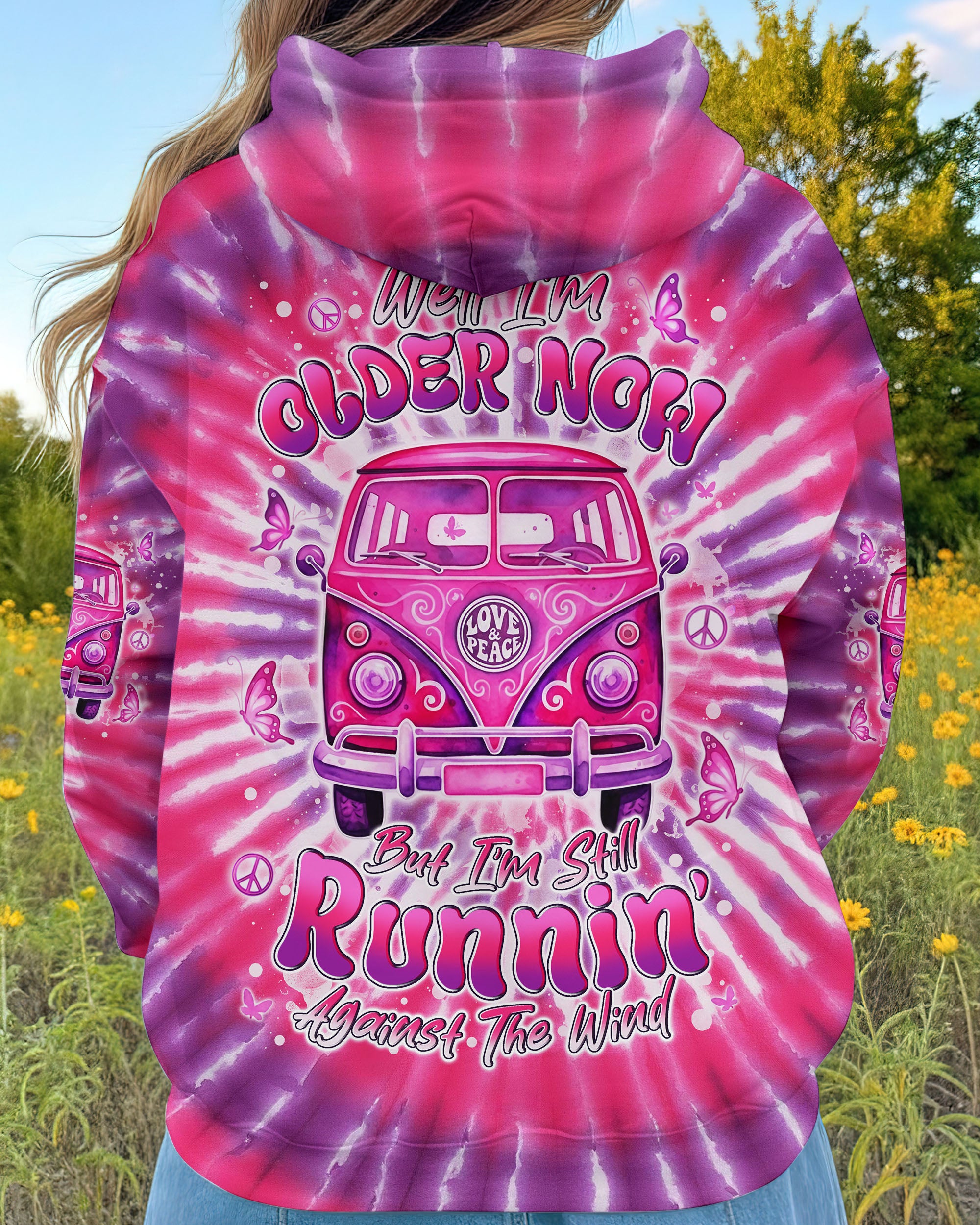 RUNNING AGAINST THE WIND TIE DYE ALL OVER PRINT - YHLN1711251