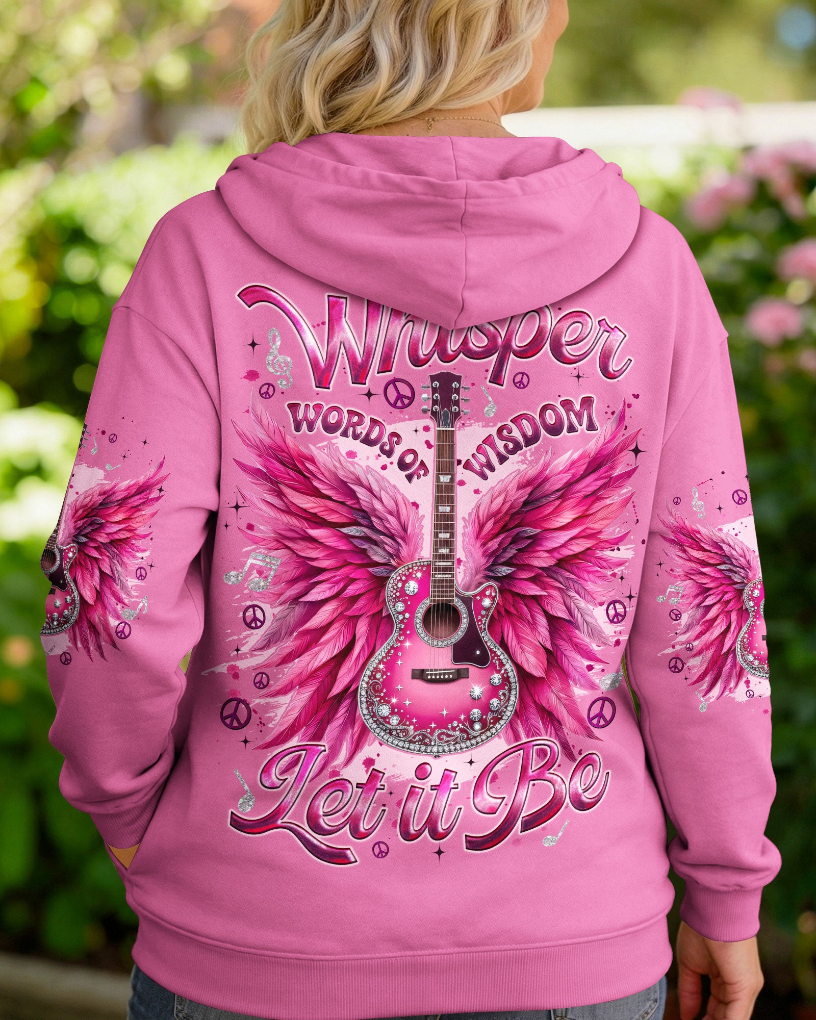 WHISPER WORDS OF WISDOM LET IT BE GUITAR ALL OVER PTINT - TYQY2503261
