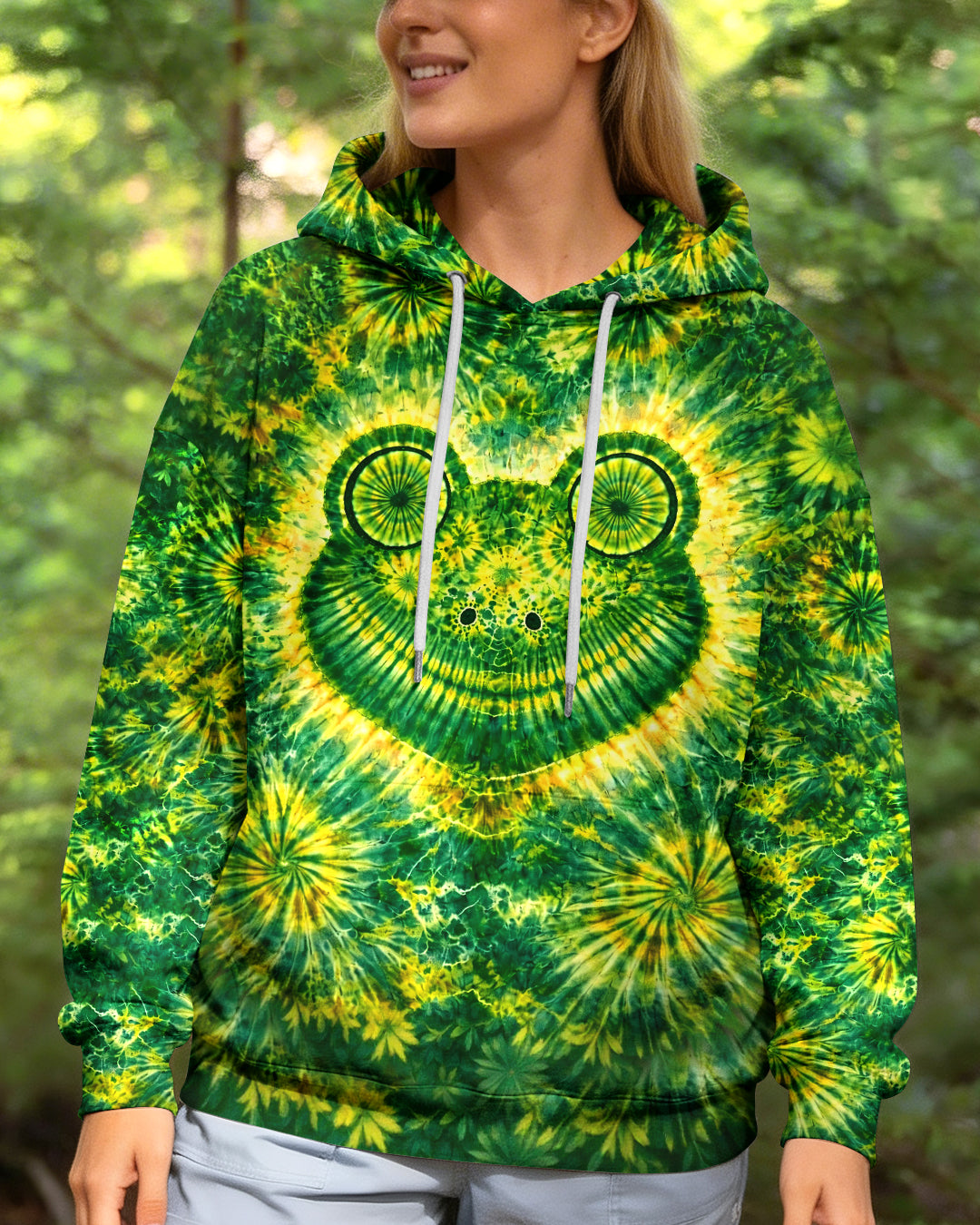 HIPPIE FROG SWIRL ALL OVER PRINT - TLHG2303262