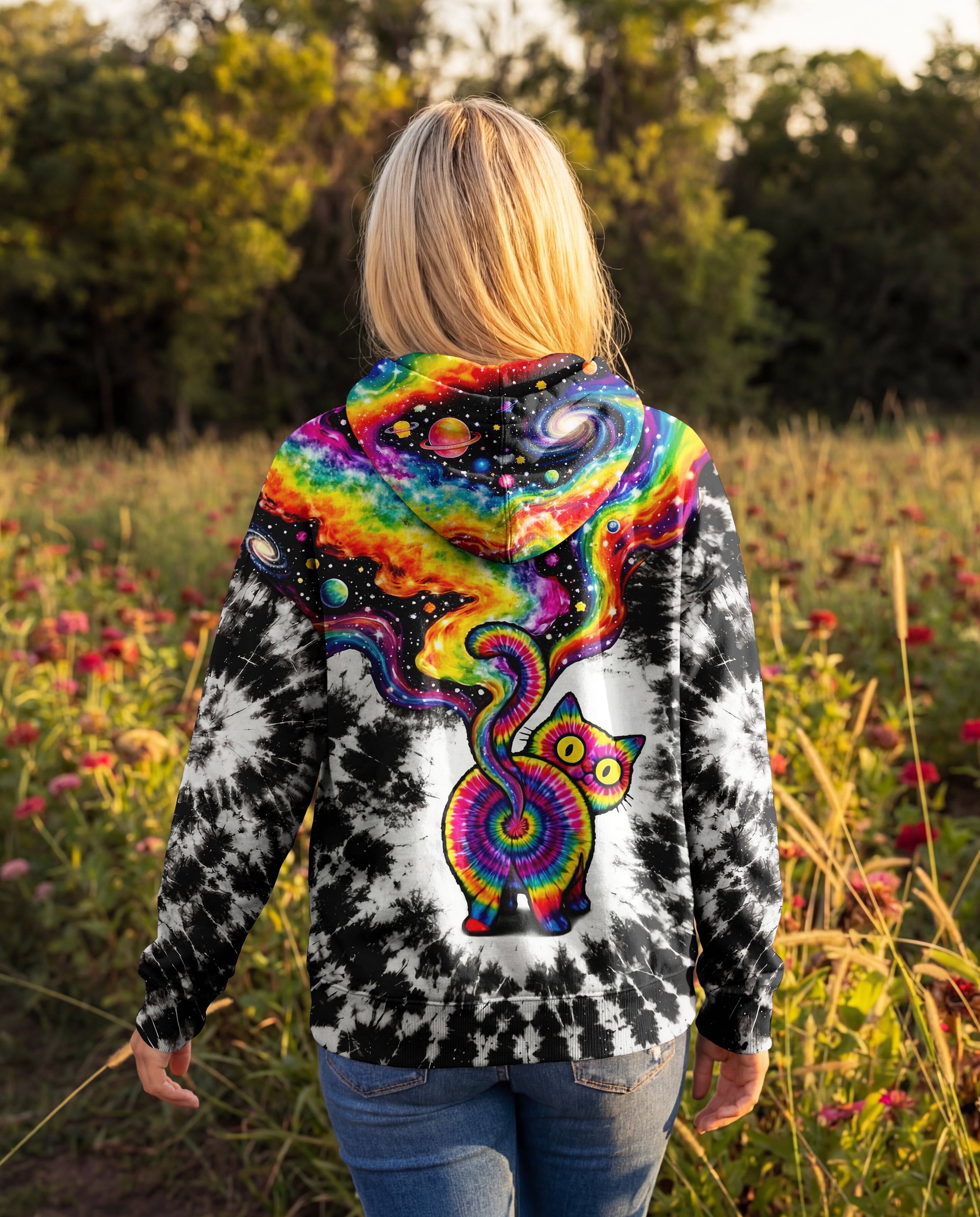 CAT GALAXY ALL OVER PRINT - KMTM0601261