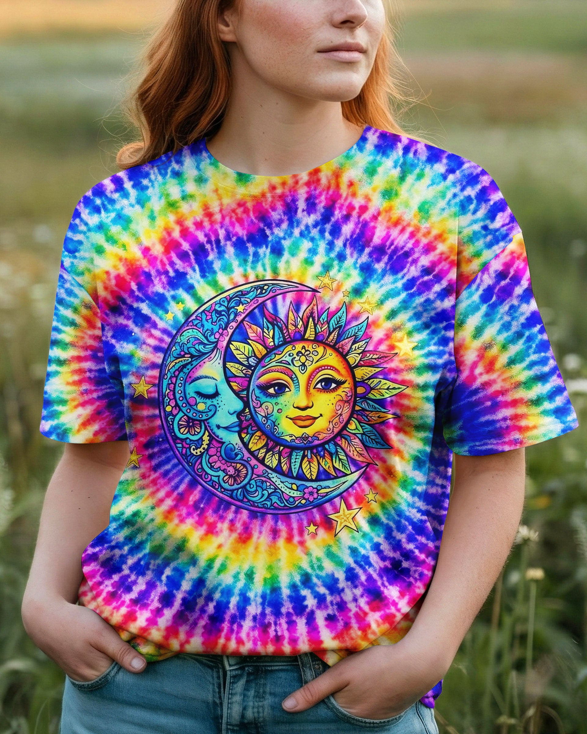 LIVE BY THE SUN RADIANT SWIRL ALL OVER PRINT - YHLN2602262