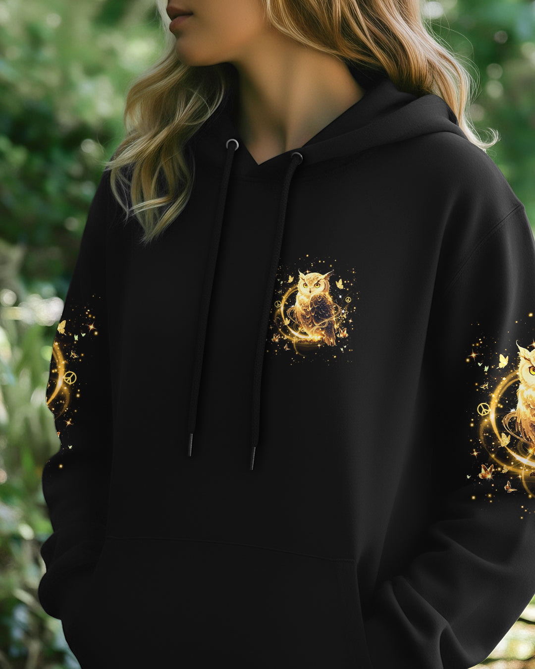 WHISPER WORDS OF WISDOM LET IT BE OWL ALL OVER PRINT - YHHG1811251