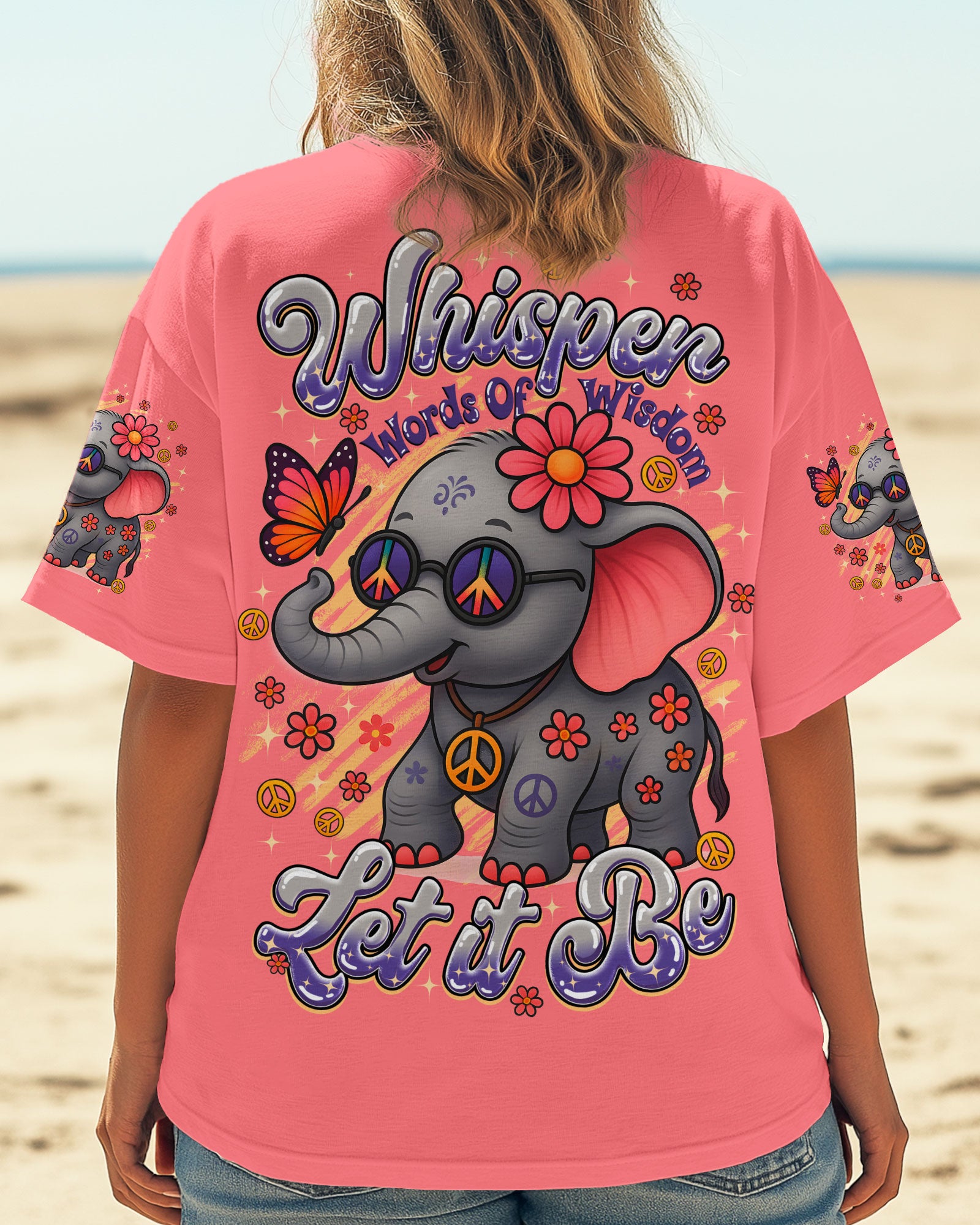WHISPER WORDS OF WISDOM LET IT BE ELEPHANT ALL OVER PRINT - TYQY2807251