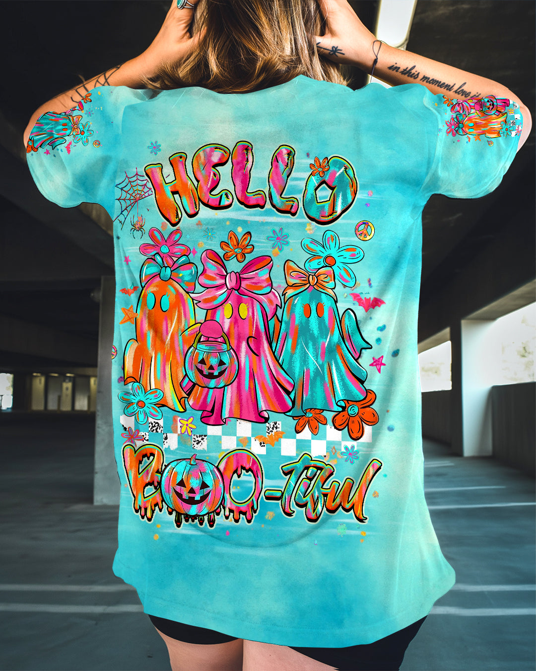 HELLO BOOTIFUL HALLOWEEN ALL OVER PRINT - YHHG2909251