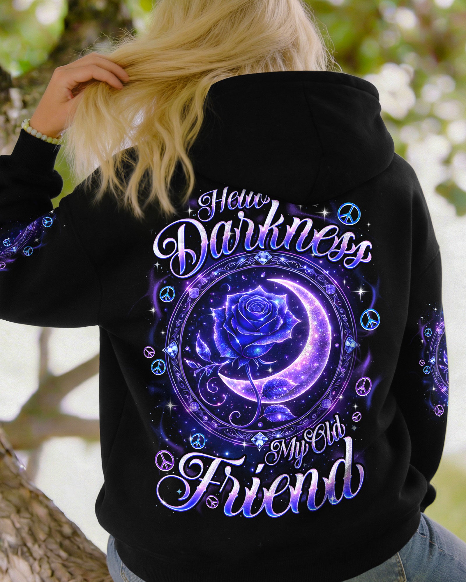 HELLO DARKNESS MY OLD FRIEND ROSE ALL OVER PRINT - TYQY2702261