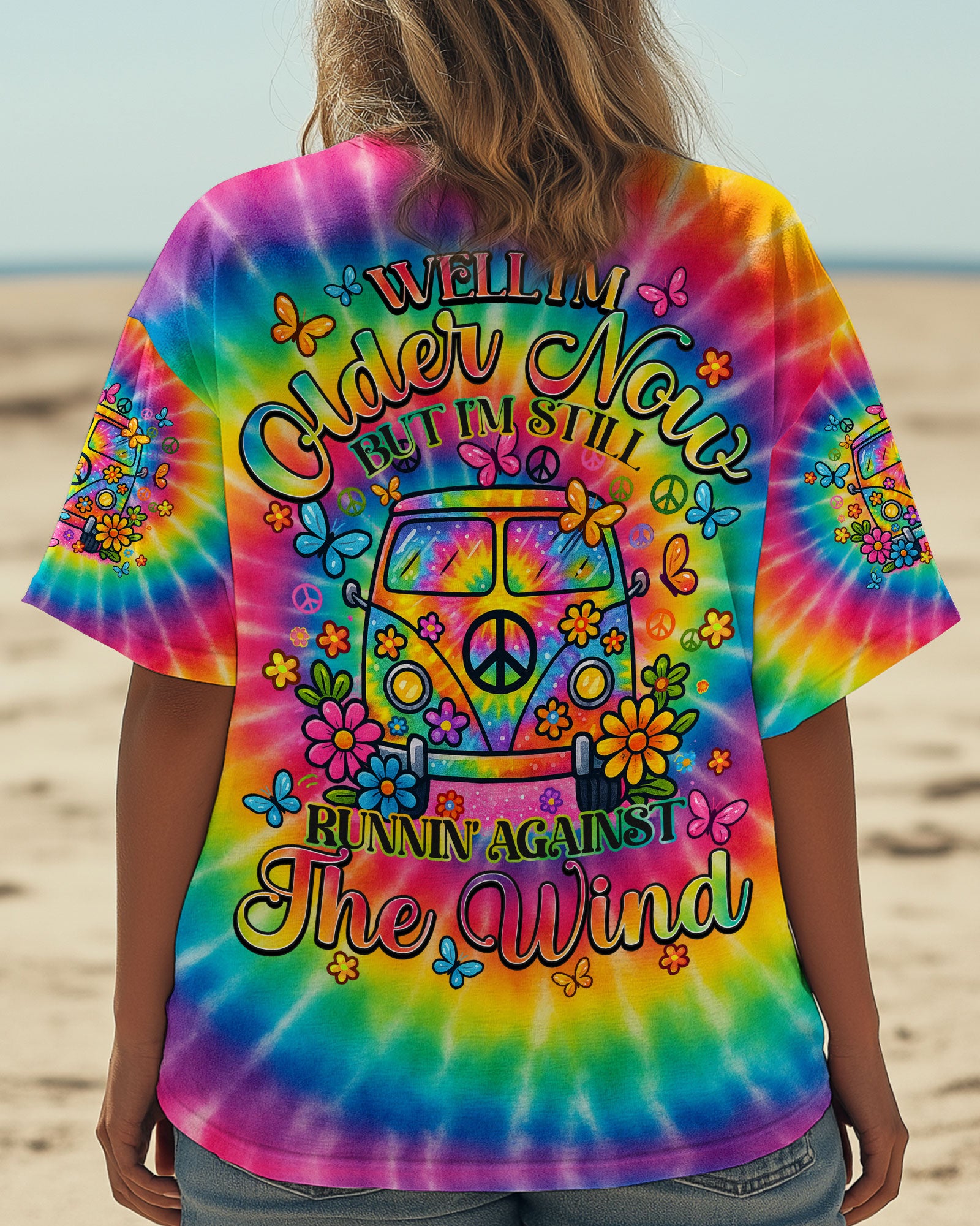 RUNNING AGAINST THE WIN TIE DYE ALL OVER PRINT - TY2803251