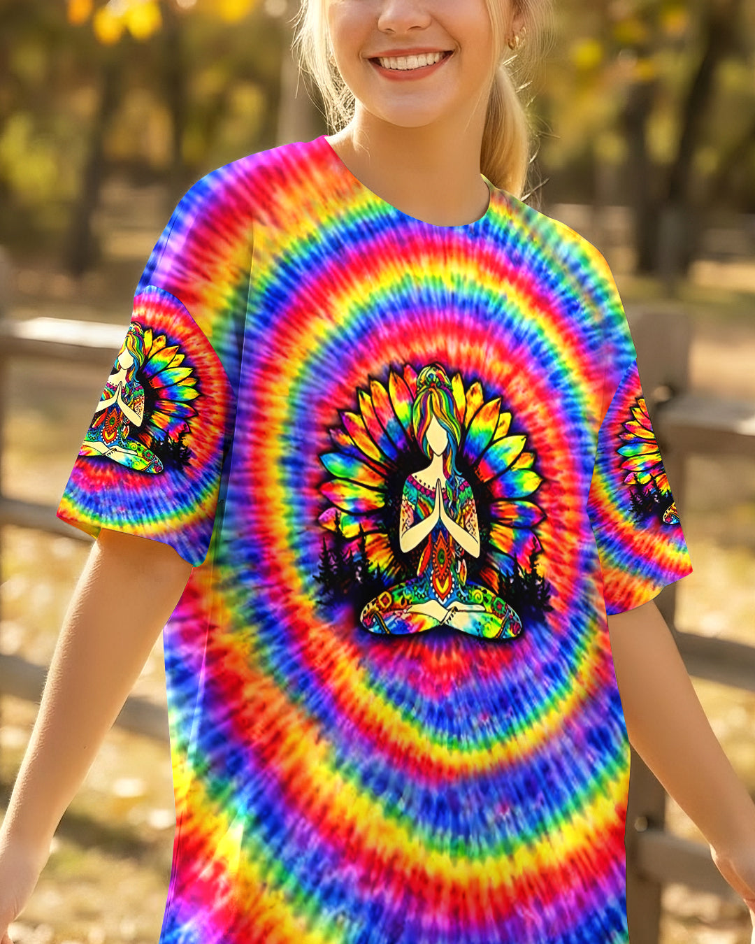 SOME GIRLS ARE JUST BORN WITH HIPPIE SOULS ALL OVER PRINT - YHHG2602261