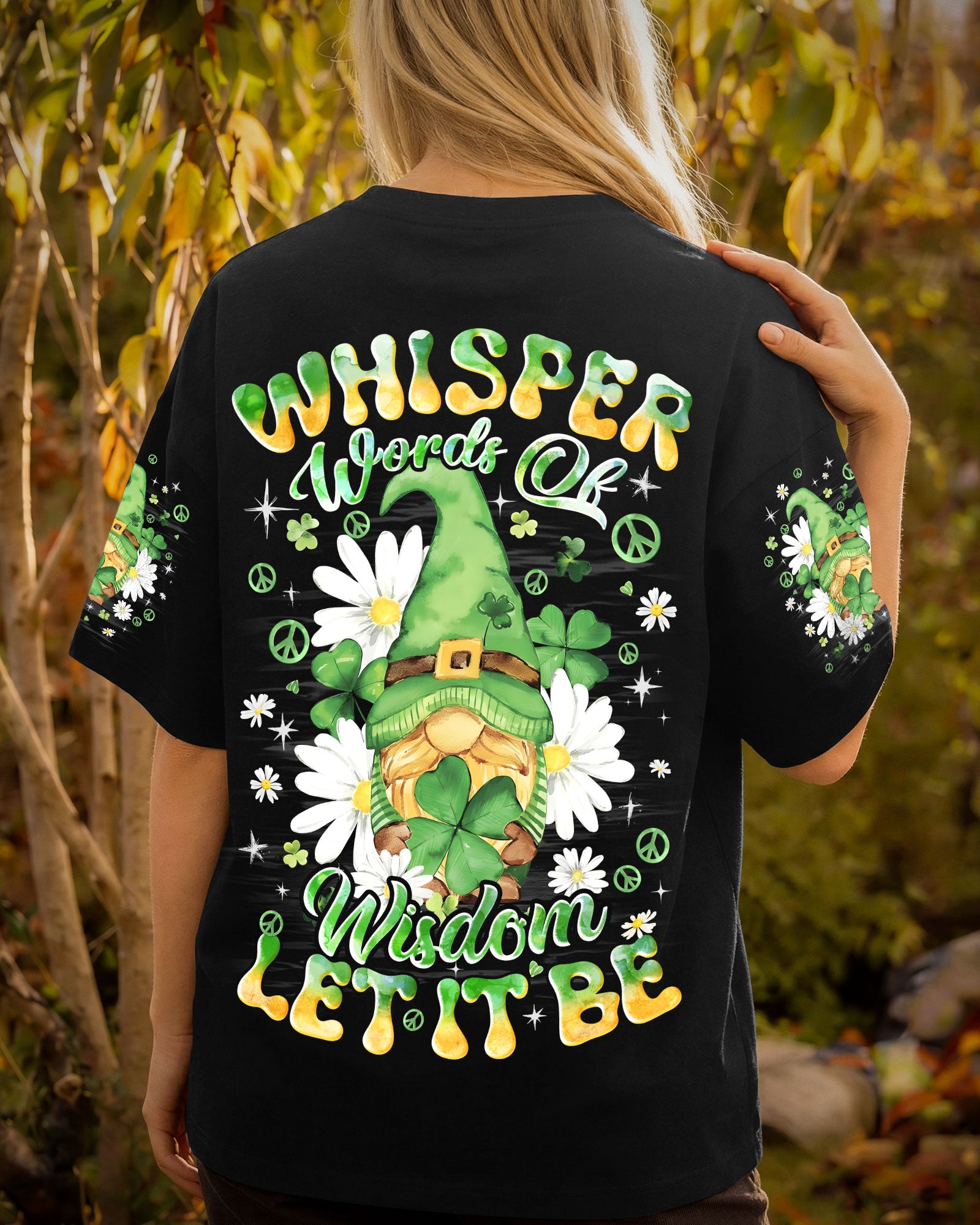WHISPER WORDS OF WISDOM LET IT BE GNOME PATRICK'S DAY ALL OVER PRINT - TYQY1201262