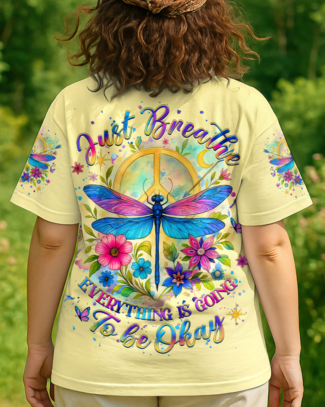 JUST BREATHE DRAGONFLY ALL OVER PRINT - YHHG0506254