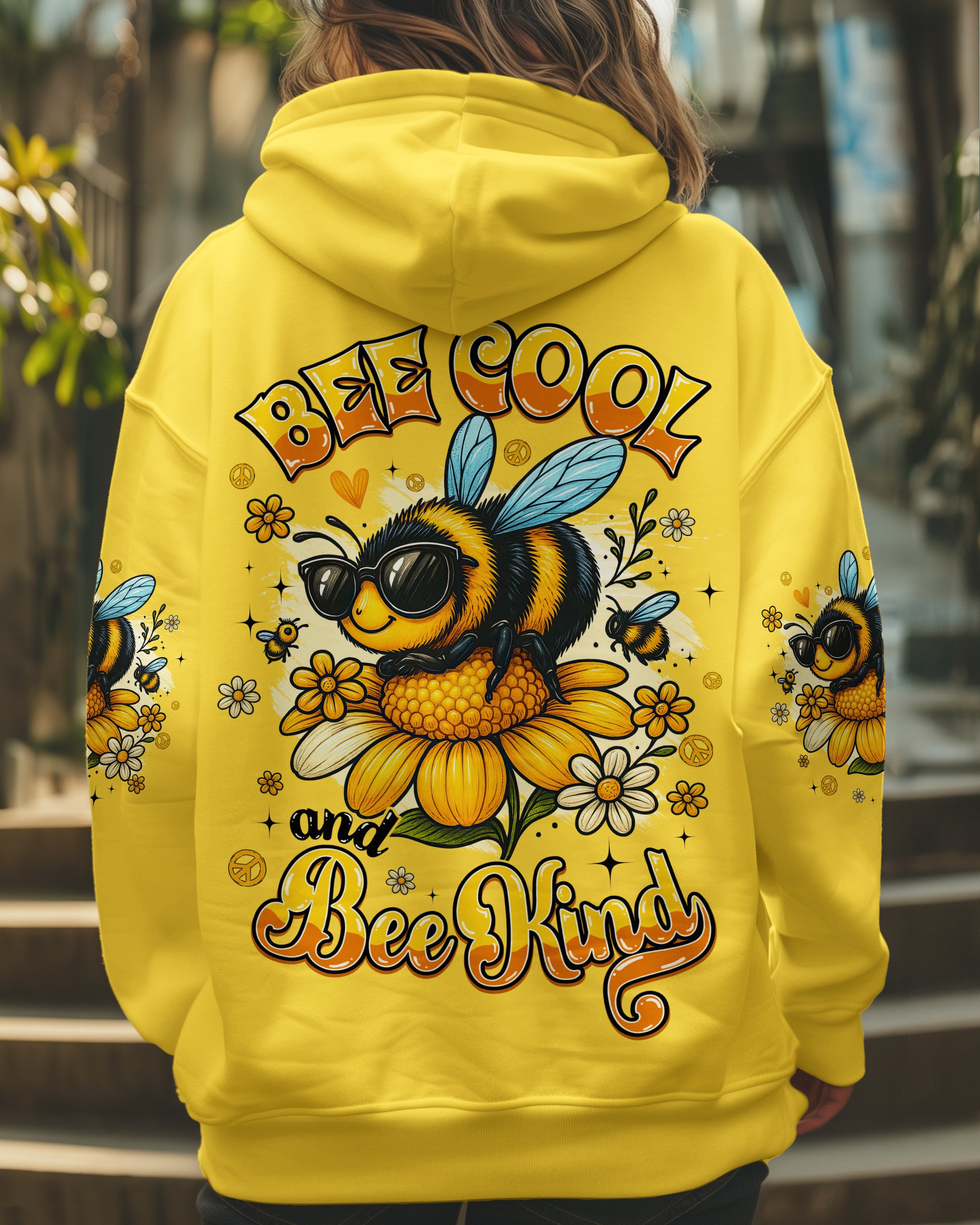 BEE COOL AND BEE KIND ALL OVER PRINT - TYQY2006253