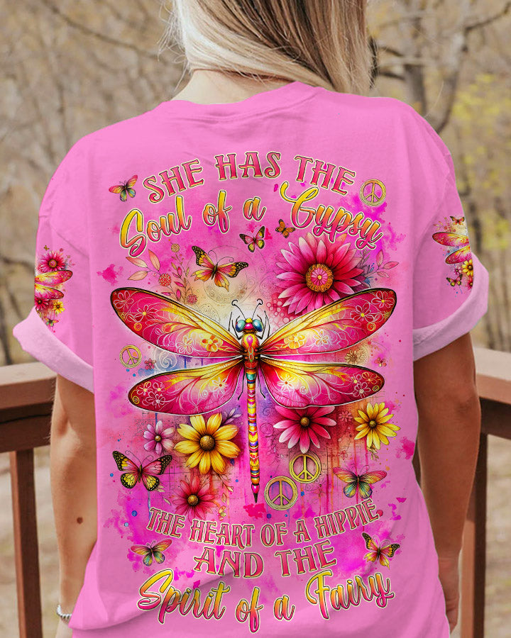 SPIRIT OF FAIRY DRAGONFLY FLORAL ALL OVER PRINT - TLNZ1512231