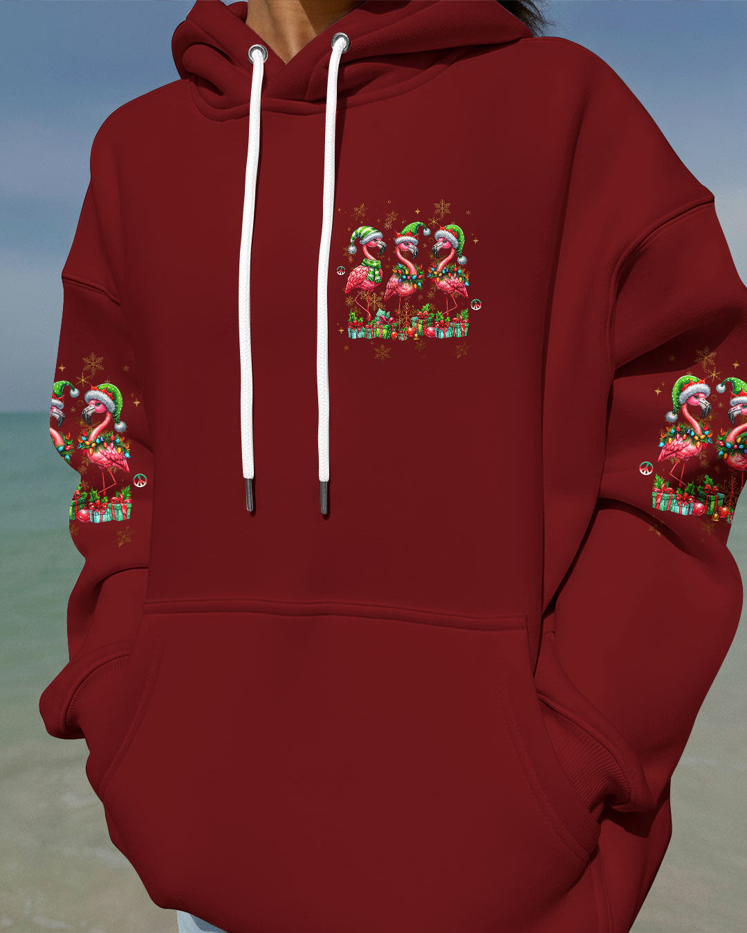 MERRY FLOCKING CHRISTMAS ALL OVER PRINT - YHHG0611251