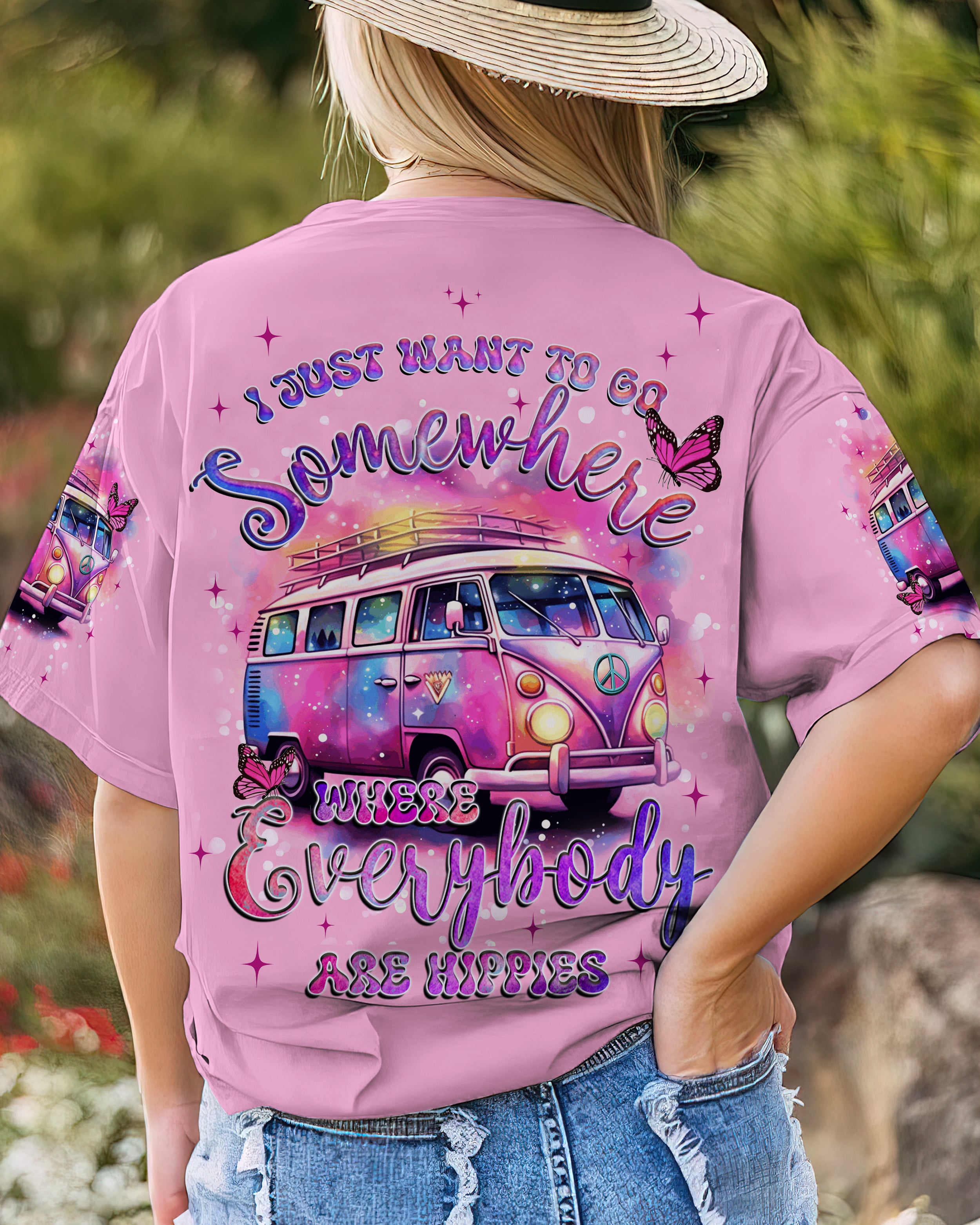 EVERYBODY ARE HIPPIES ALL OVER PRINT - TYQY1209232