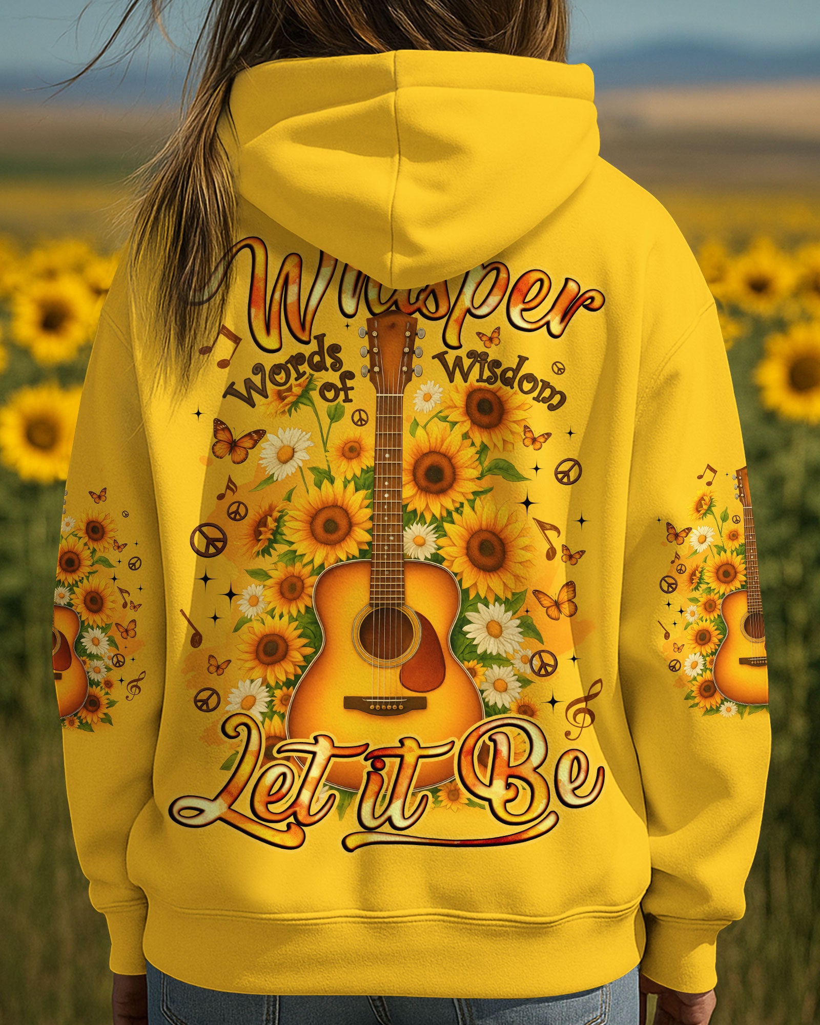 WHISPER WORDS OF WISDOM LET IT BE GUITAR ALL OVER PRINT - TYQY1509251