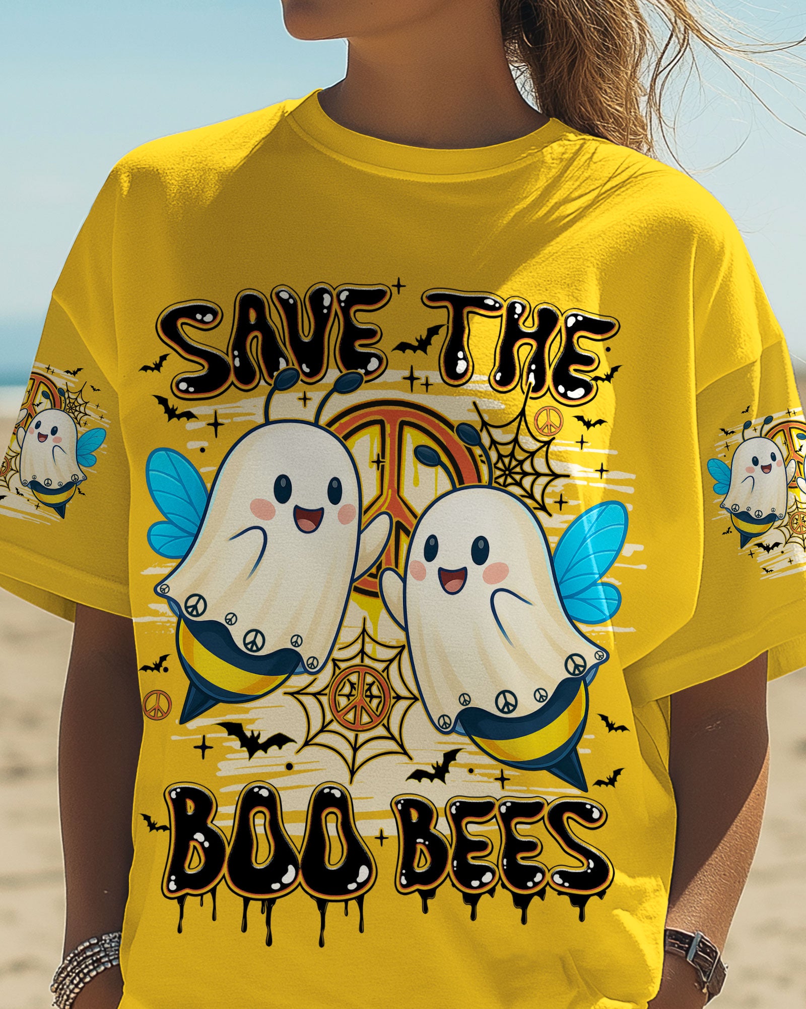 SAVE THE BOO BEES HALLOWEEN ALL OVER PRINT - TY1807251