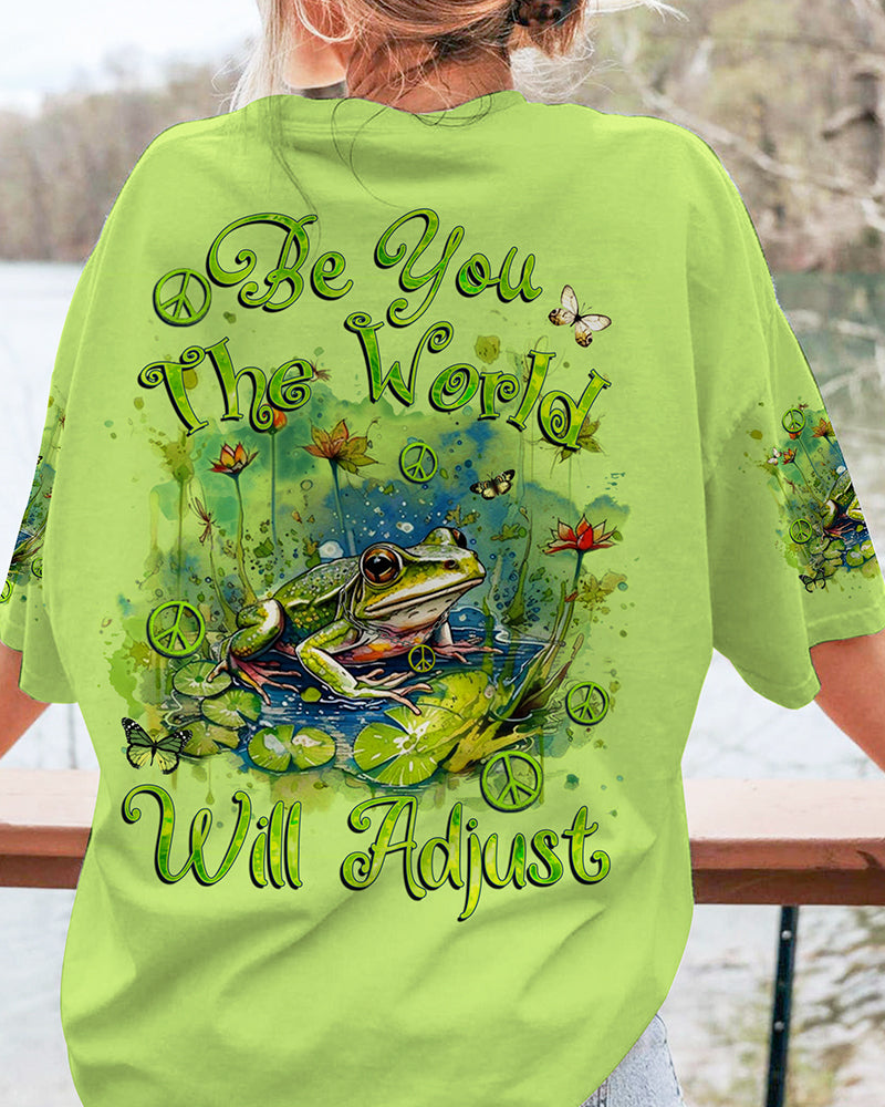 BE YOU THE WORLD WILL ADJUST ALL OVER PRINT - TYQY2211233