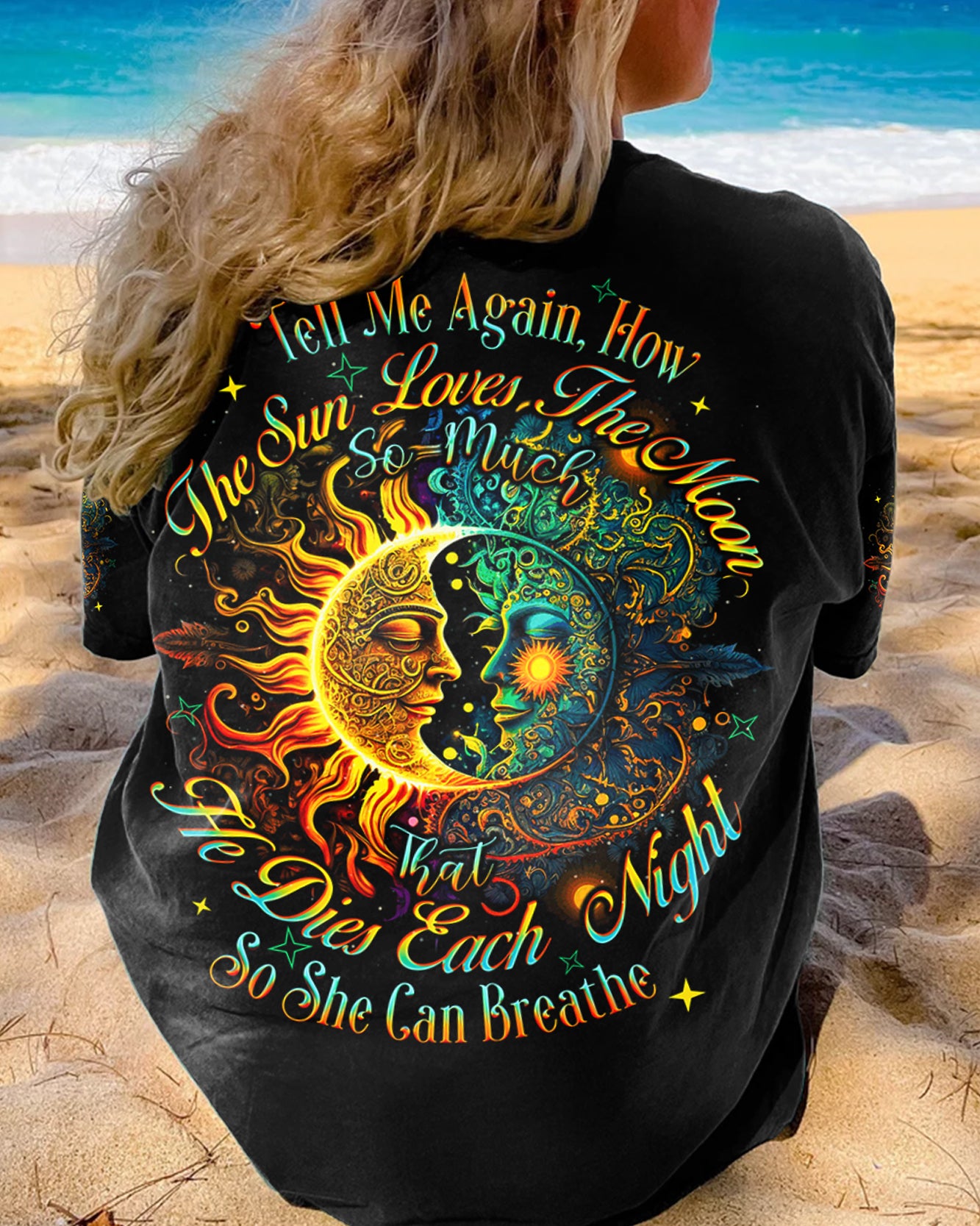 THE SUN LOVES THE MOON ALL OVER PRINT - TYQY1110233