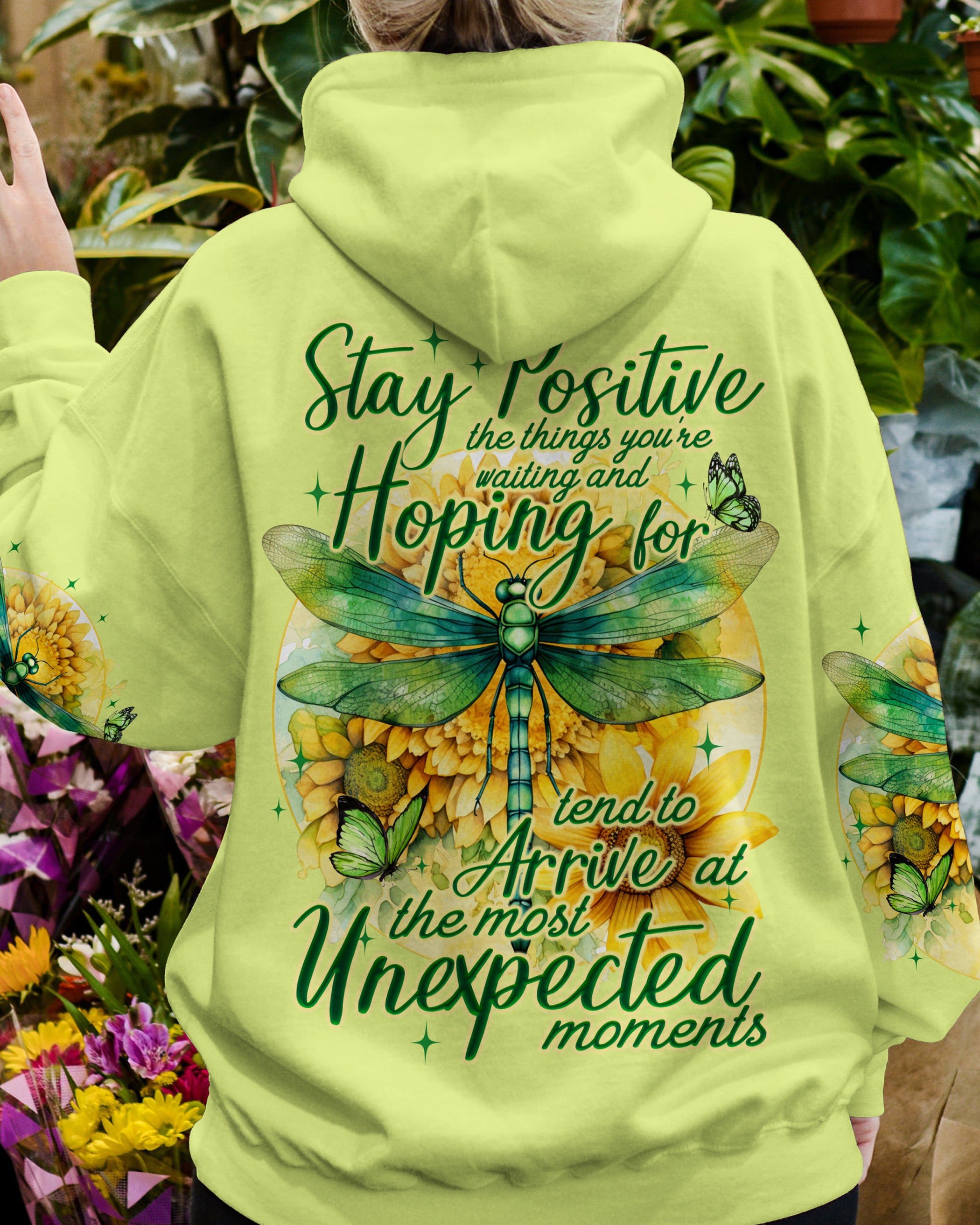 STAY POSITIVE DRAGONFLY ALL OVER PRINT - TYQY1410233