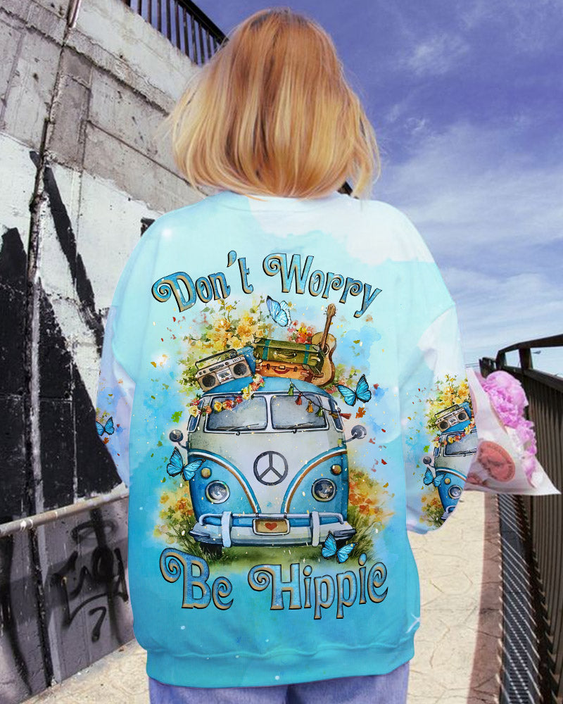 DON'T WORRY BE HIPPIE ALL OVER PRINT - TLNZ2508231