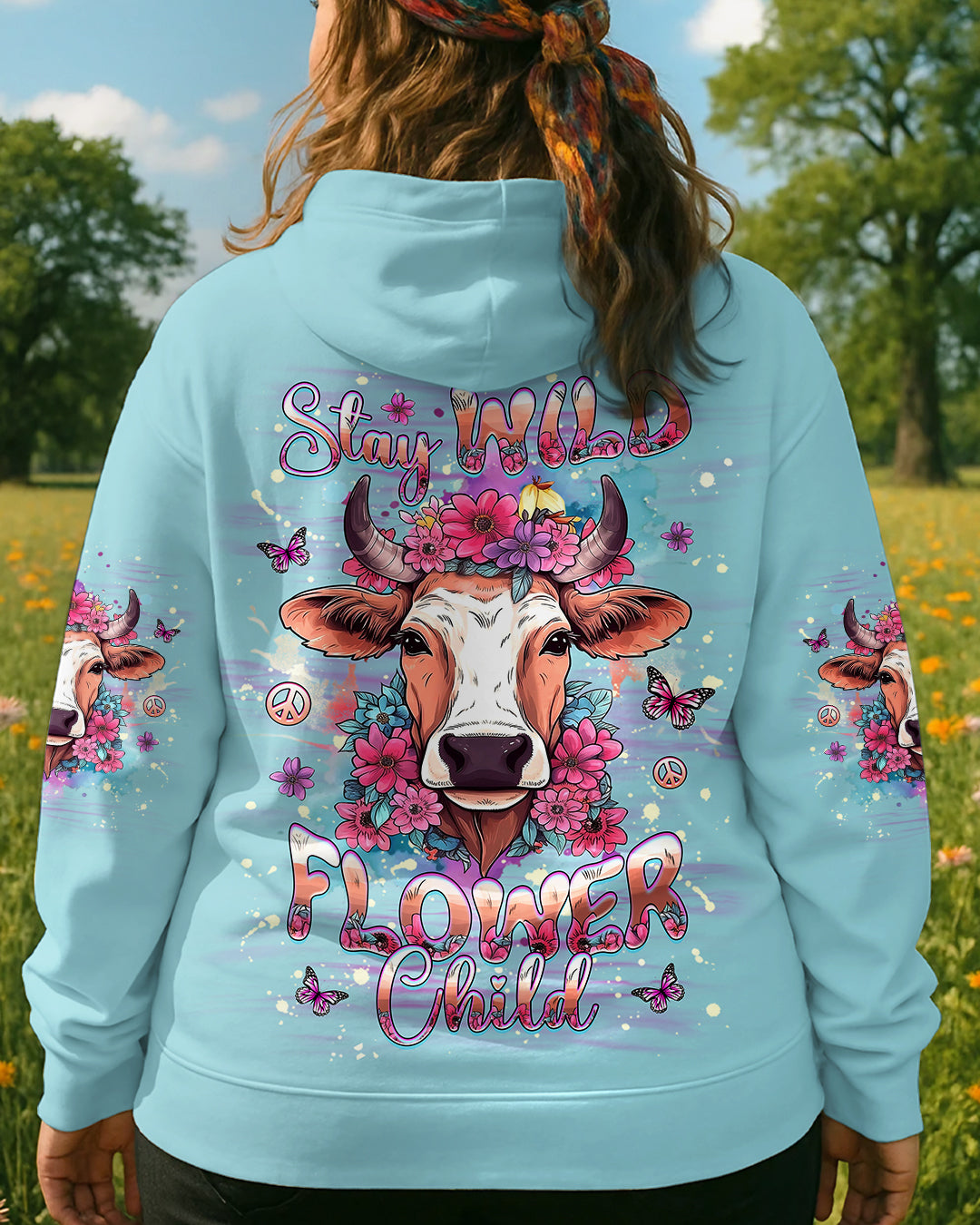 STAY WILD FLOWER CHILD ALL OVER PRINT - YHHG0207253