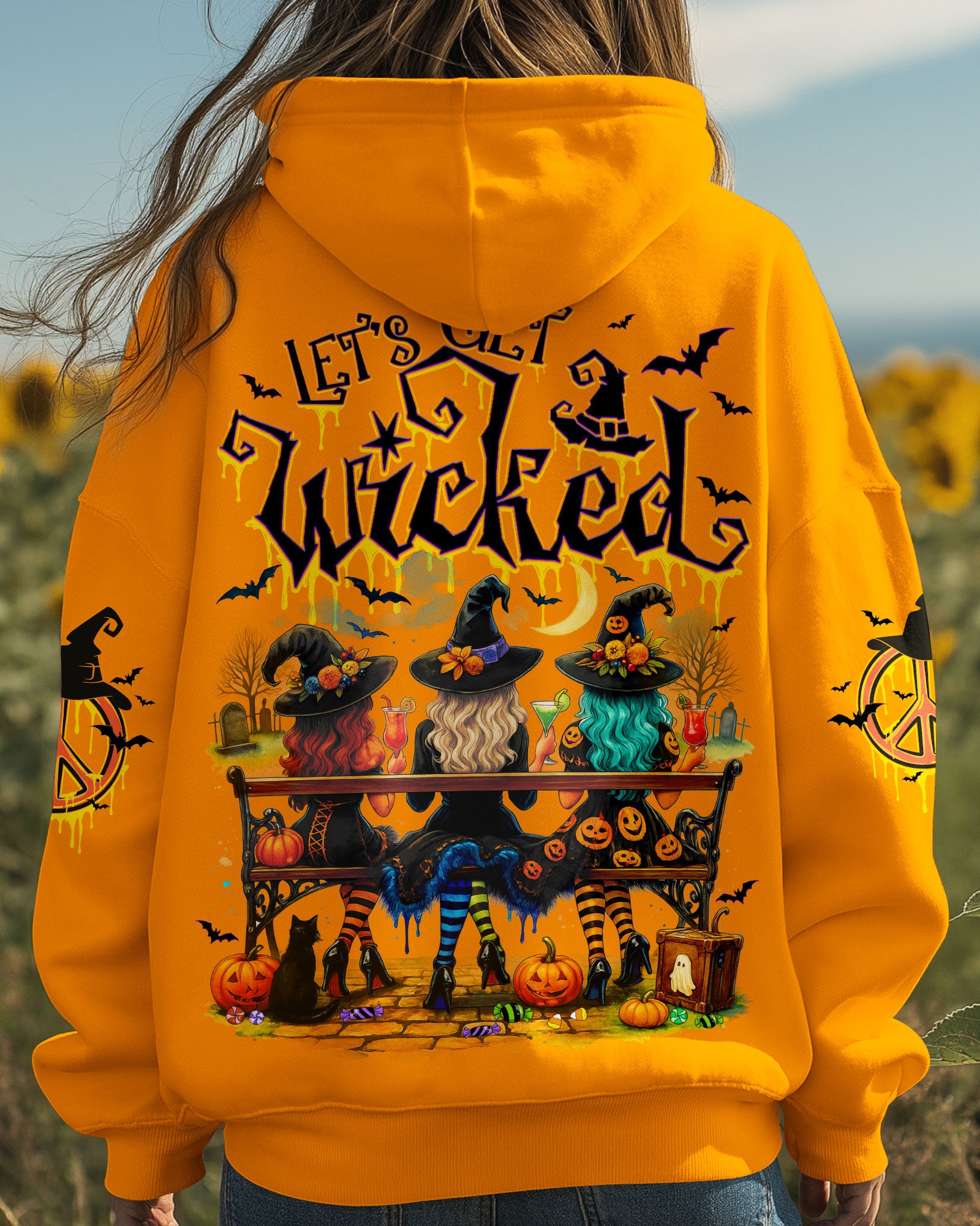 LET'S GET WICKED HALLOWEEN ALL OVER PRINT - TY1707251