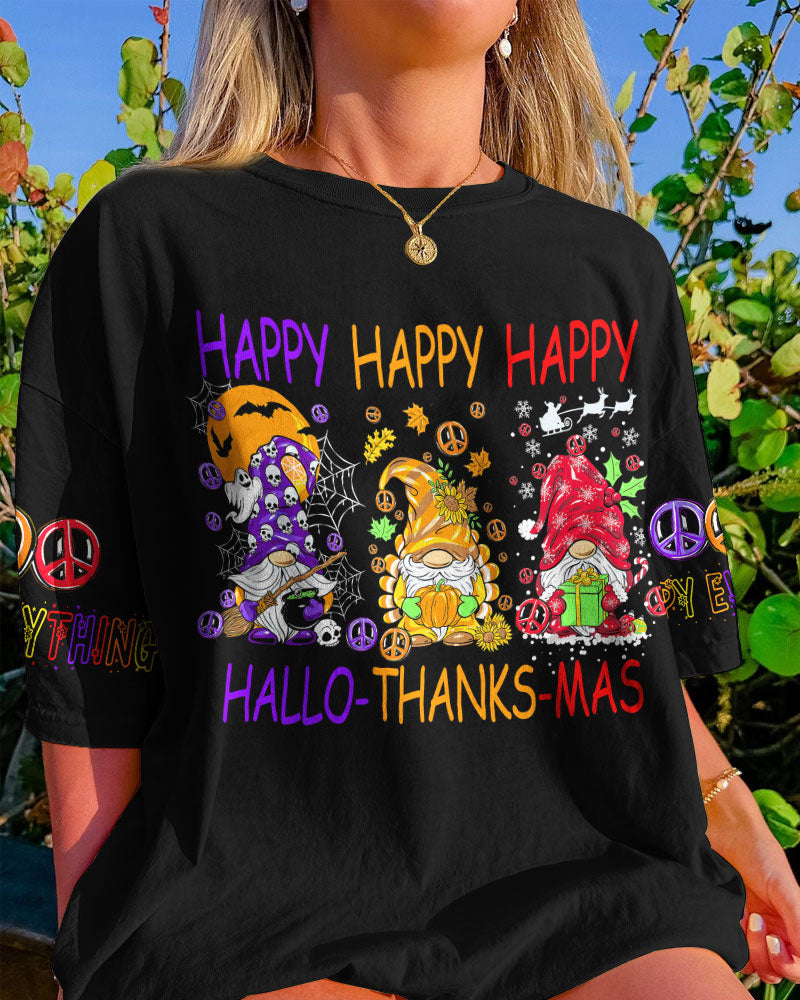 HAPPY EVERYTHING GNOMES ALL OVER PRINT - TY1610235