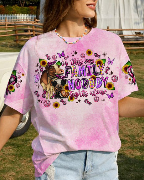 IN THIS FAMILY NOBODY FIGHTS ALONE COW ALL OVER PRINT - TLNZ2308231
