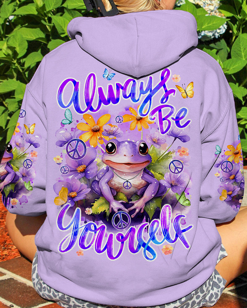 ALWAYS BE YOURSELF FROG ALL OVER PRINT - TYQY0812234
