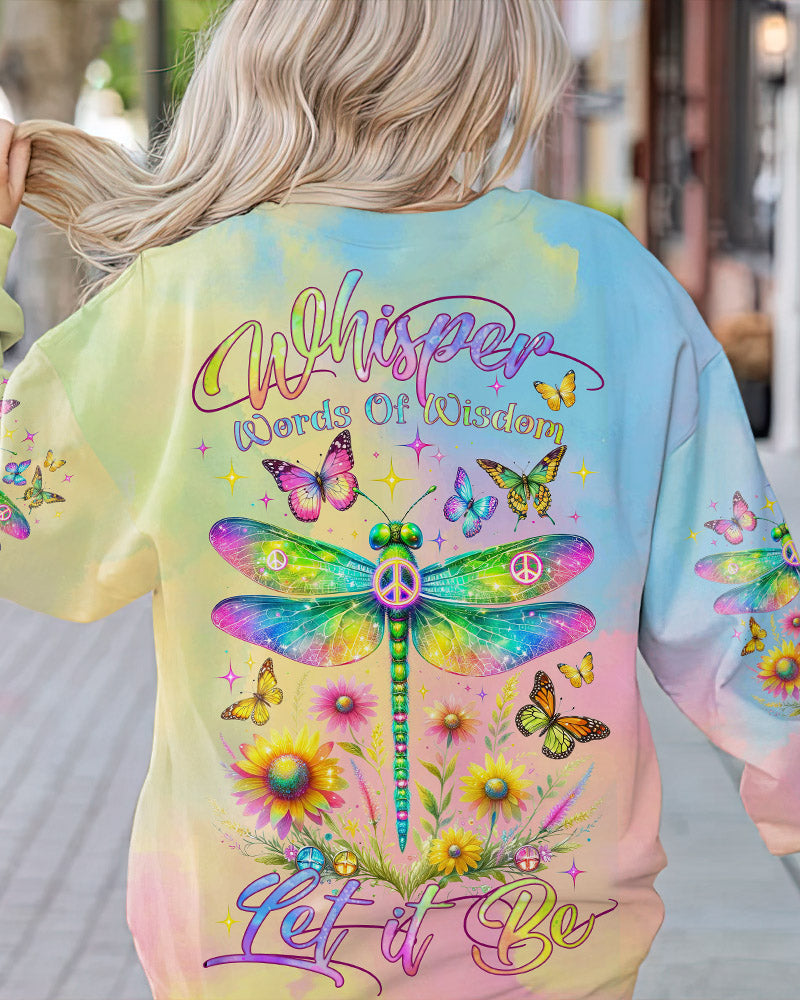 WHISPER WORDS OF WISDOM COLORFUL DRAGONFLY ALL OVER PRINT - TLNZ2711231