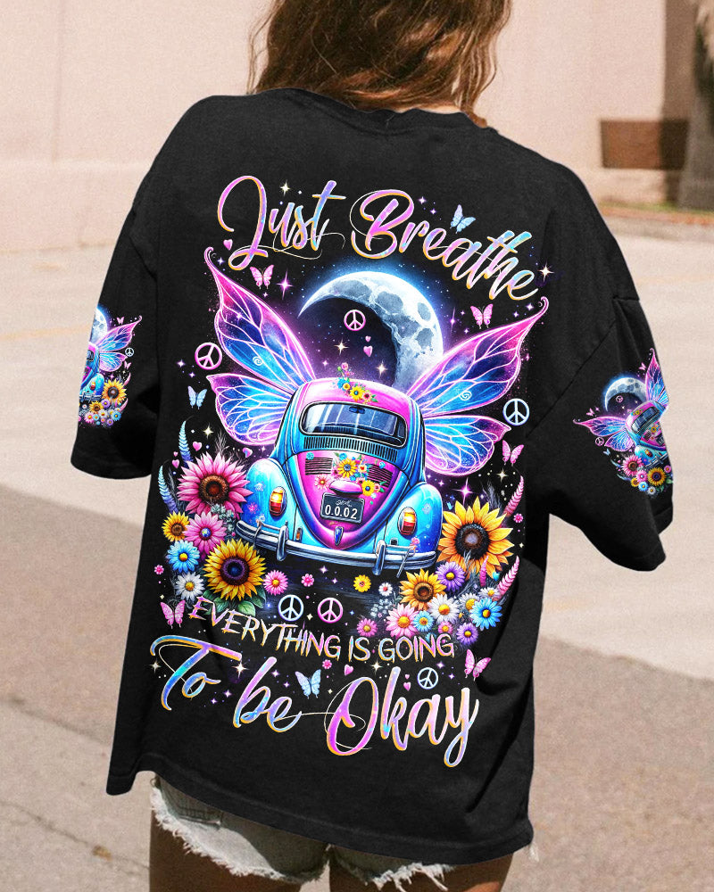 JUST BREATHE CAR WINGS ALL OVER PRINT - TLNZ1912231