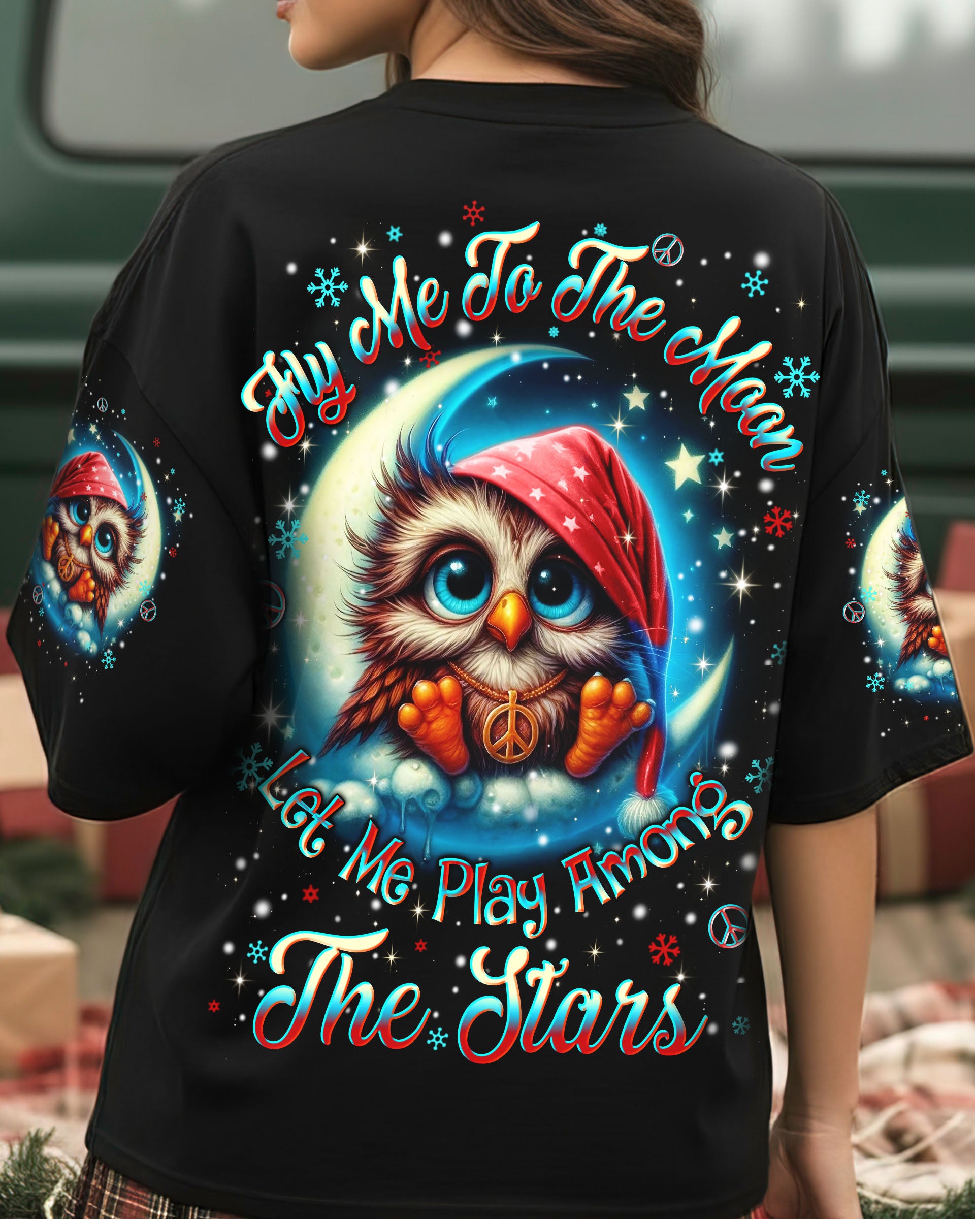 FLY ME TO THE MOON CHRISTMAS ALL OVER PRINT - YHLN3110251