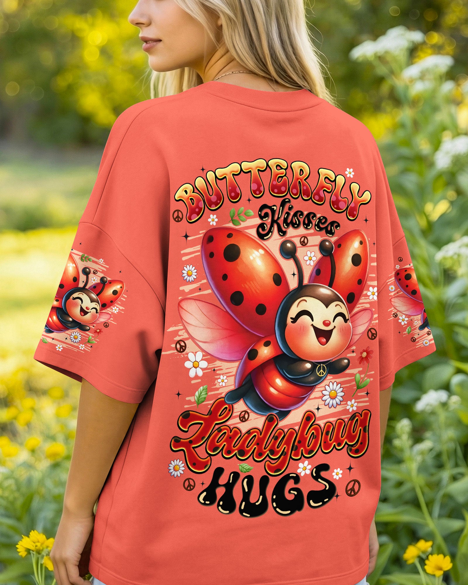 BUTTERFLY KISSES AND LADYBUG HUGS ALL OVER PRINT - TYQY2212251