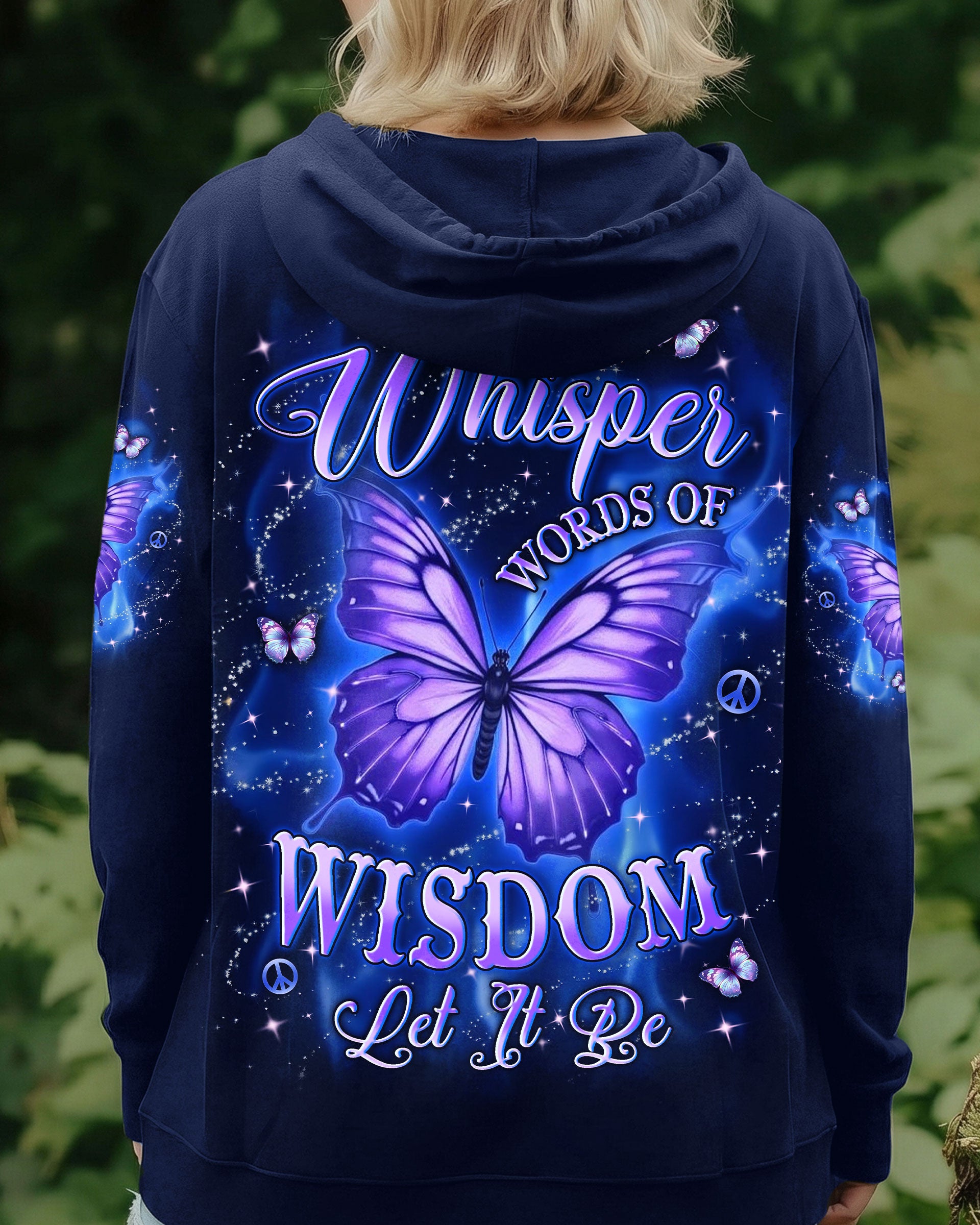WHISPER WORDS OF WISDOM LET IT BE BUTTERFLY ALL OVER PRINT - TYLN0303263