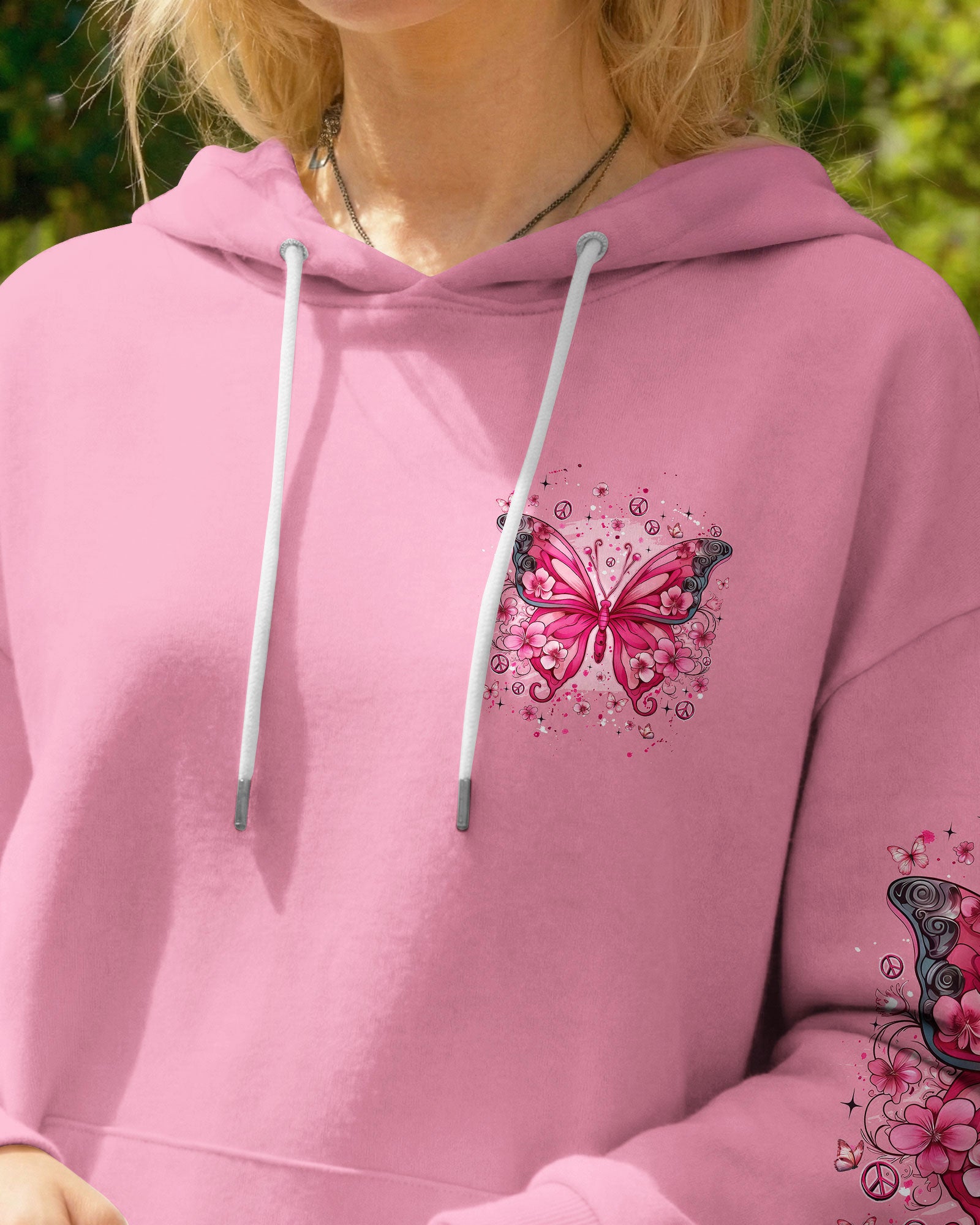 HAPPY MIND HAPPY LIFE BUTTERFLY ALL OVER PRINT - TYQY2602261