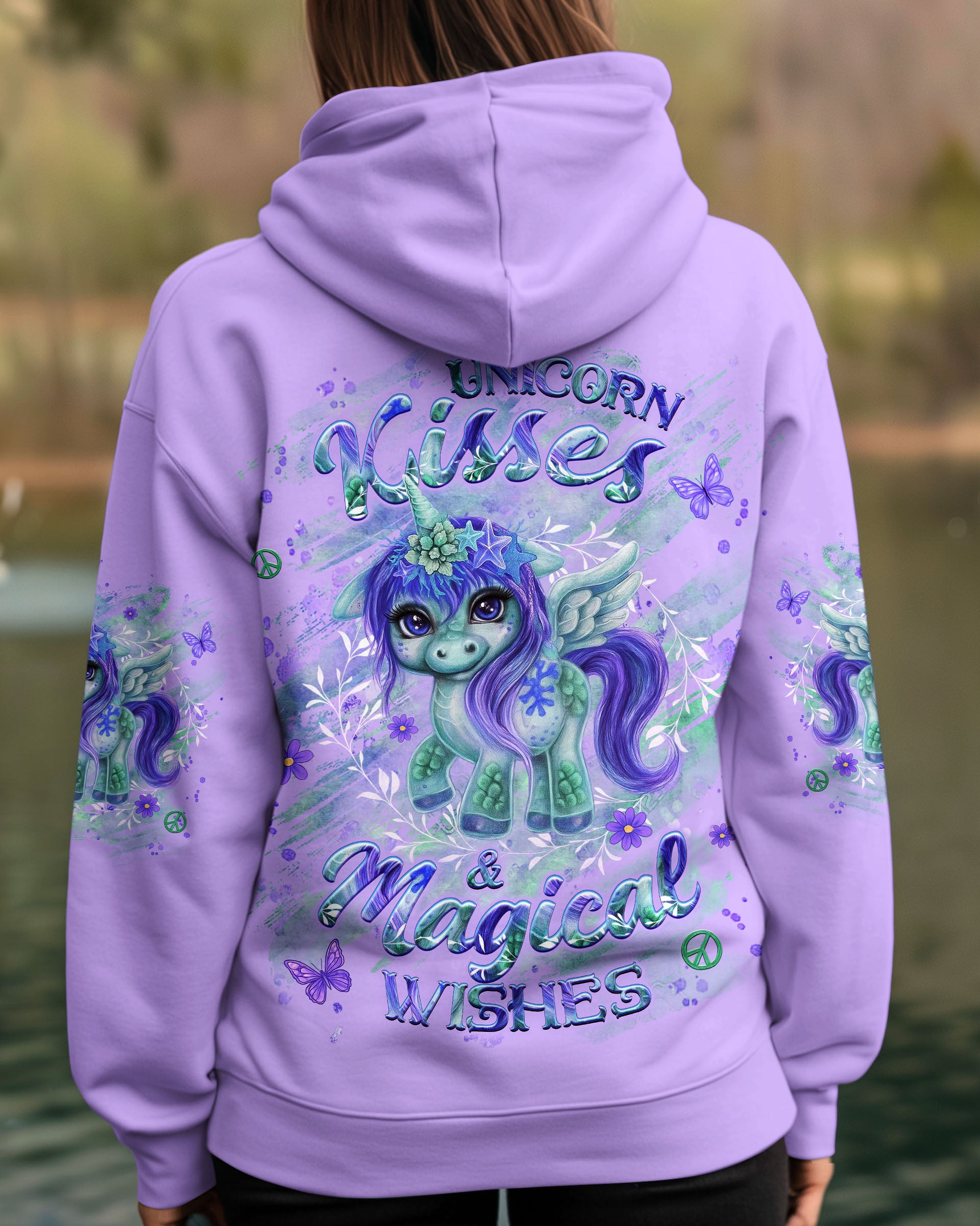 UNICORN KISSES MAGICAL WISHES ALL OVER PRINT - YHHG2108253