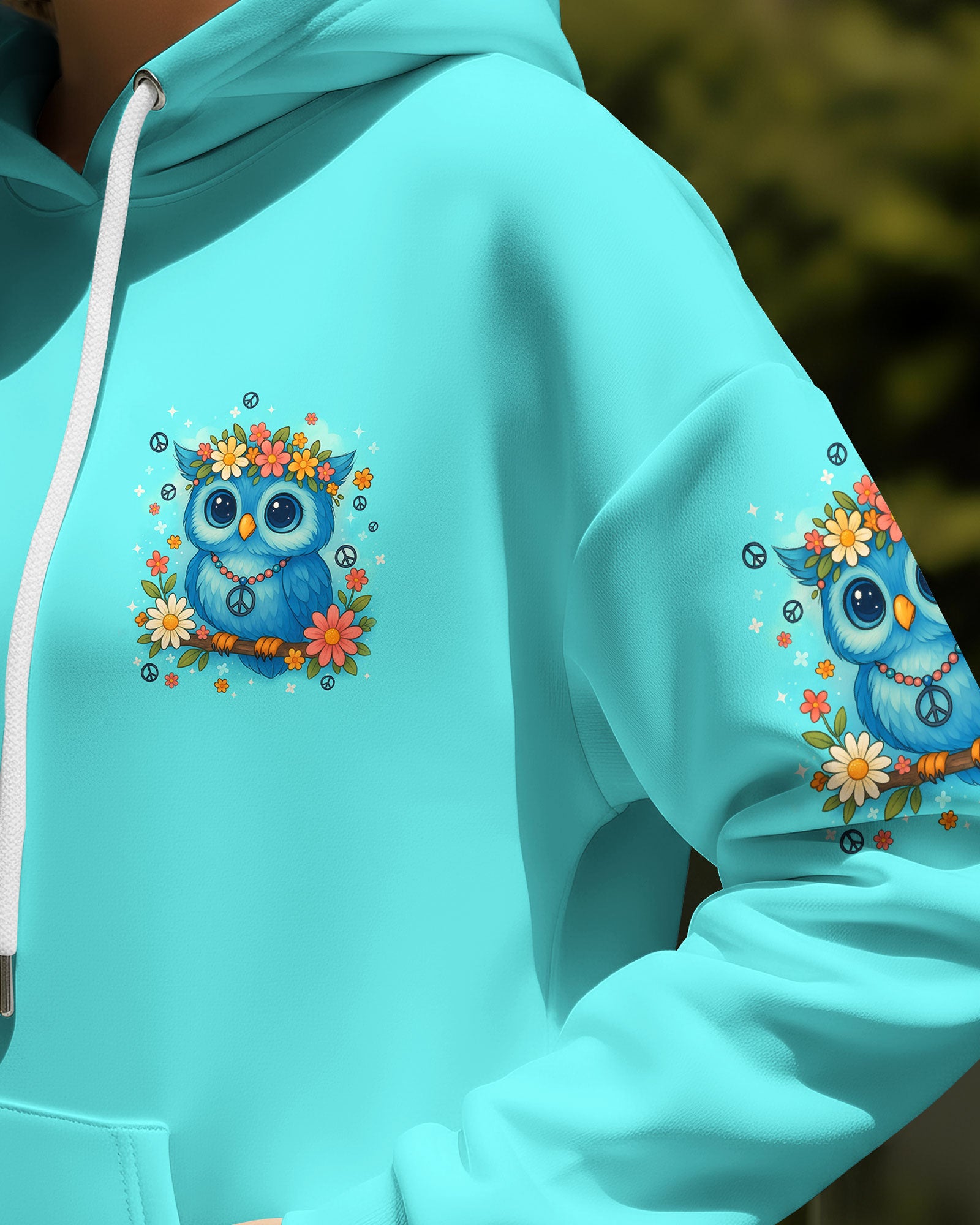 WHISPER WORDS OF WISDOM LET IT BE OWL ALL OVER PRINT - TYQY1810252