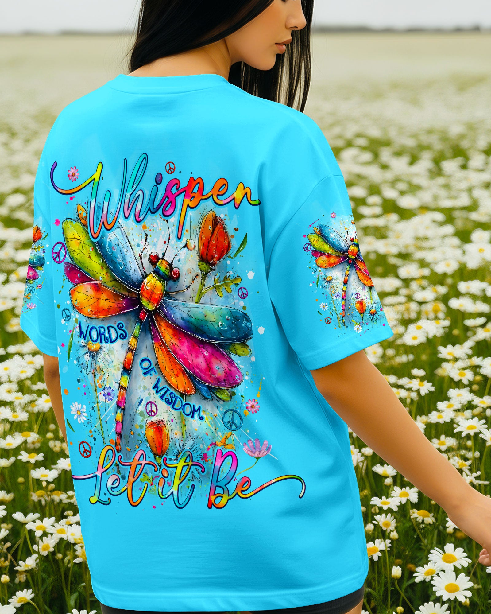 WHISPER WORDS OF WISDOM LET IT BE DRAGONFLY ALL OVER PRINT - TYQY2810251