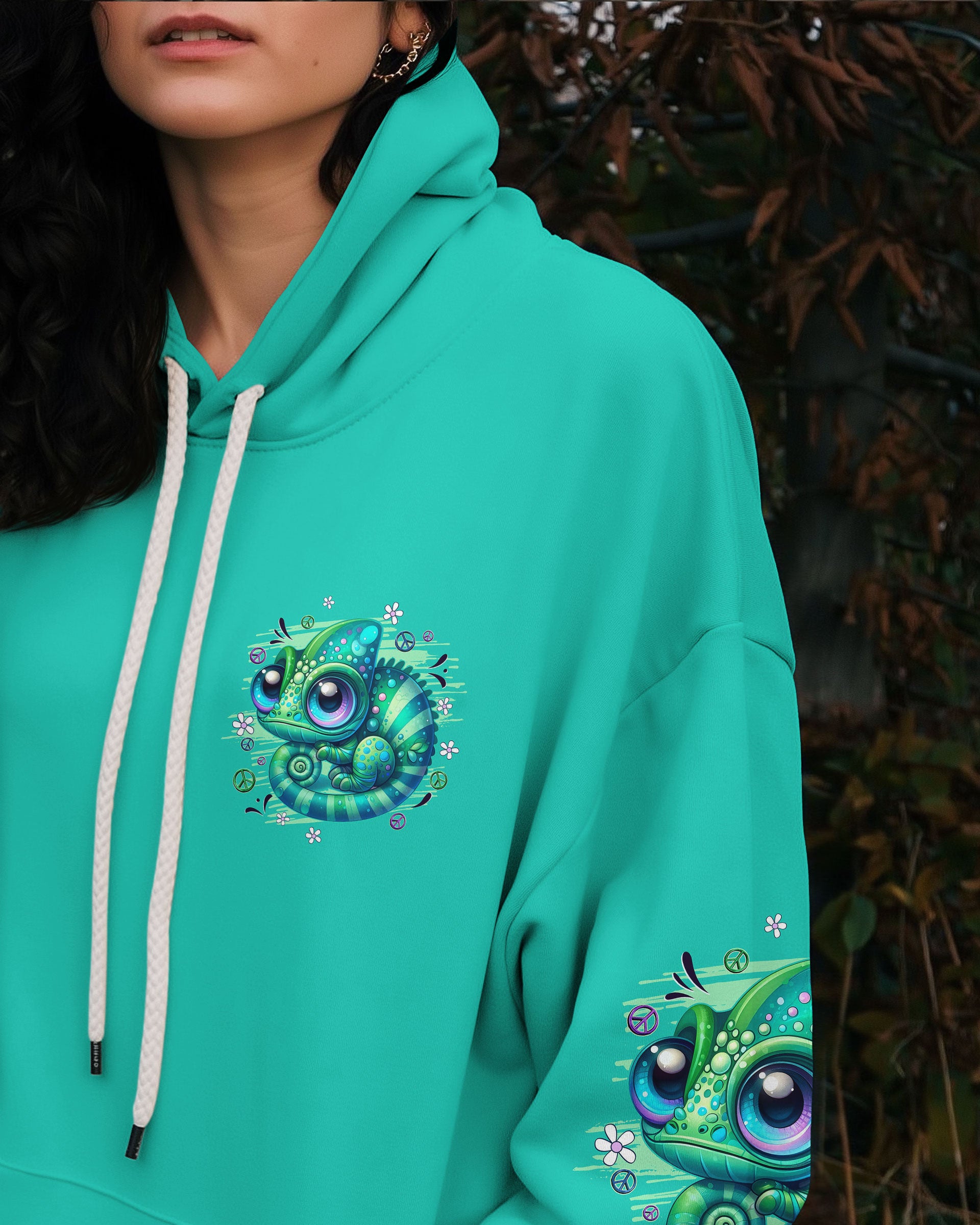 BE YOU THE WORLD WILL ADJUST CHAMELEON ALL OVER PRINT - TYQY2609253